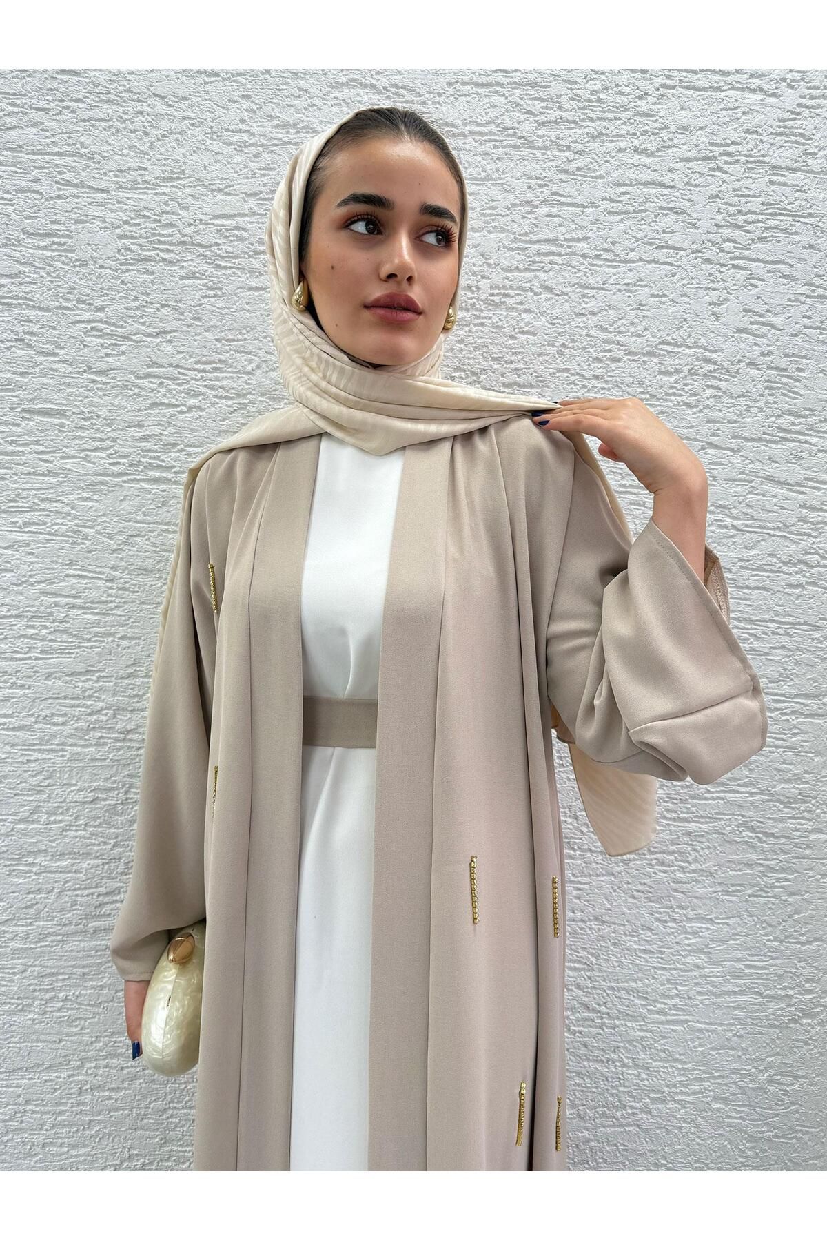 MELEK ARAZ-Stone Stone Abaya 2