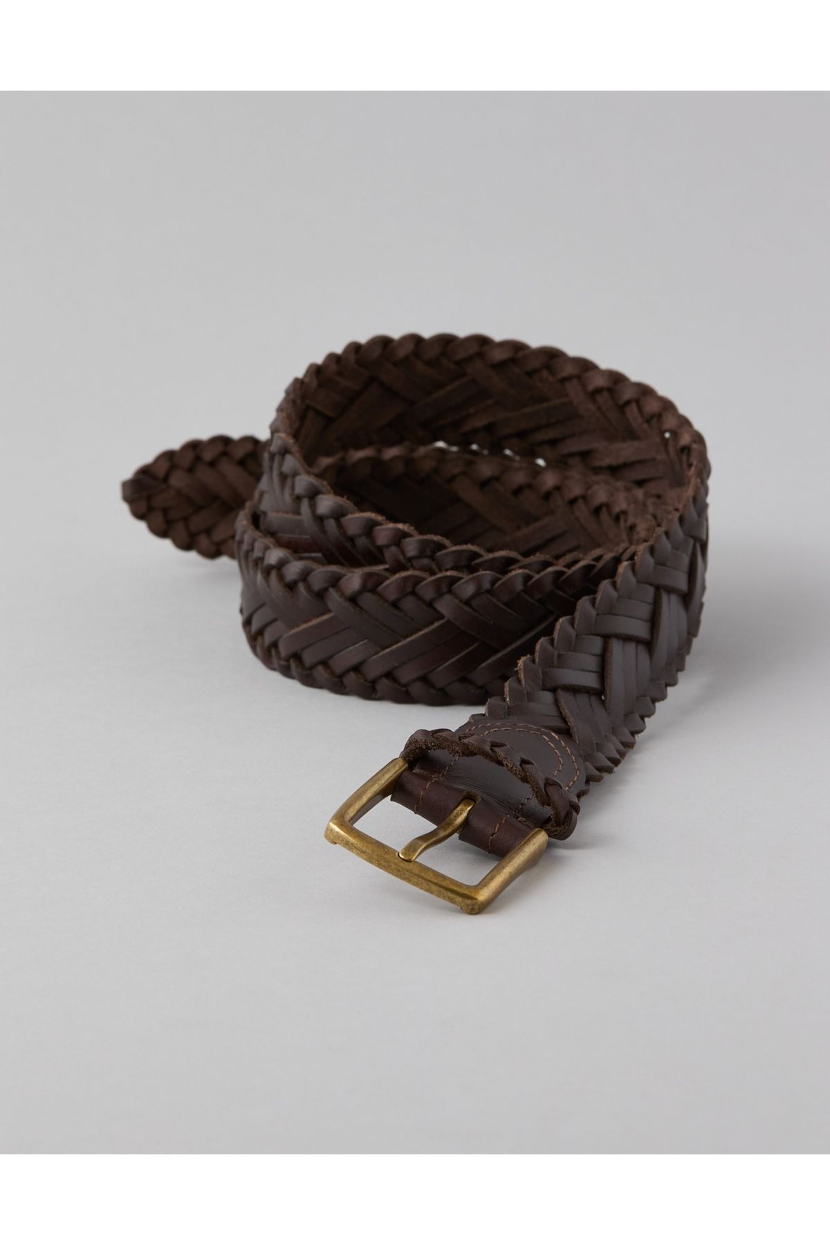 AMERICAN EAGLE-AE Braided Leather Belt 2