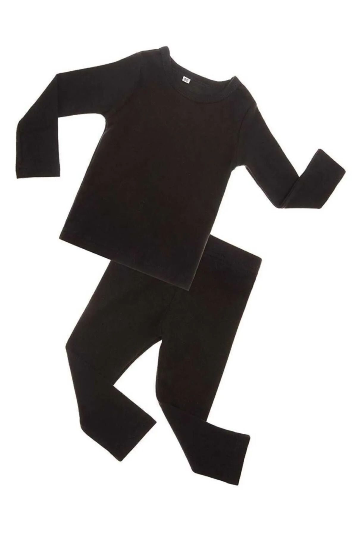 Tutku Erkek Çocuk Termal Alt- Üst Set Takım Siyah fotoğrafı 2 (önizleme)