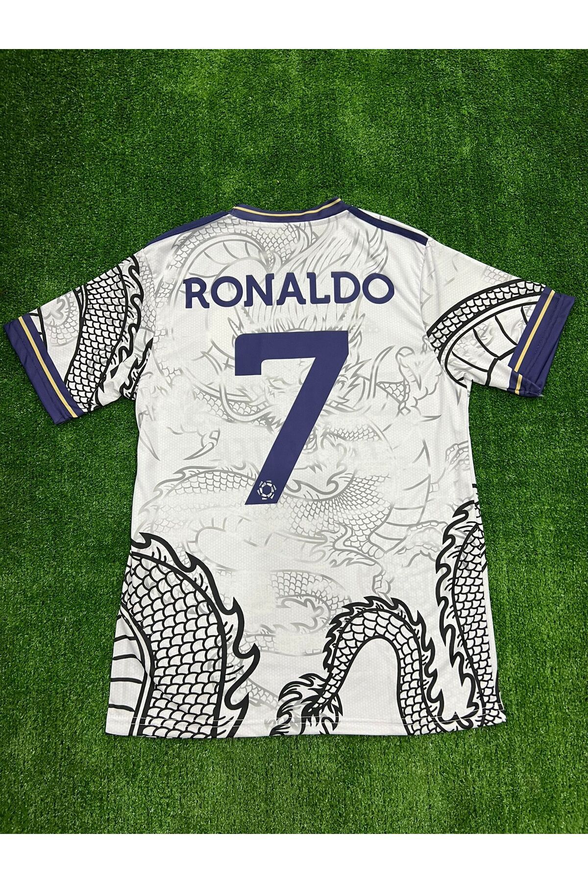 Lion Spor Ronaldo R.e.a.l. M.a.d.r.i.d. Dragon Beyaz Hava Alabilen Özel Forma Kumaşı