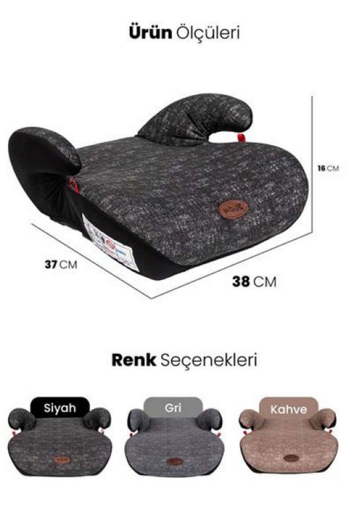 AFT BEBEK KOLTUK YÜKSELTİCİ BODSTER SİYAH YAŞ GRUP II-III/15-36 KG 522130