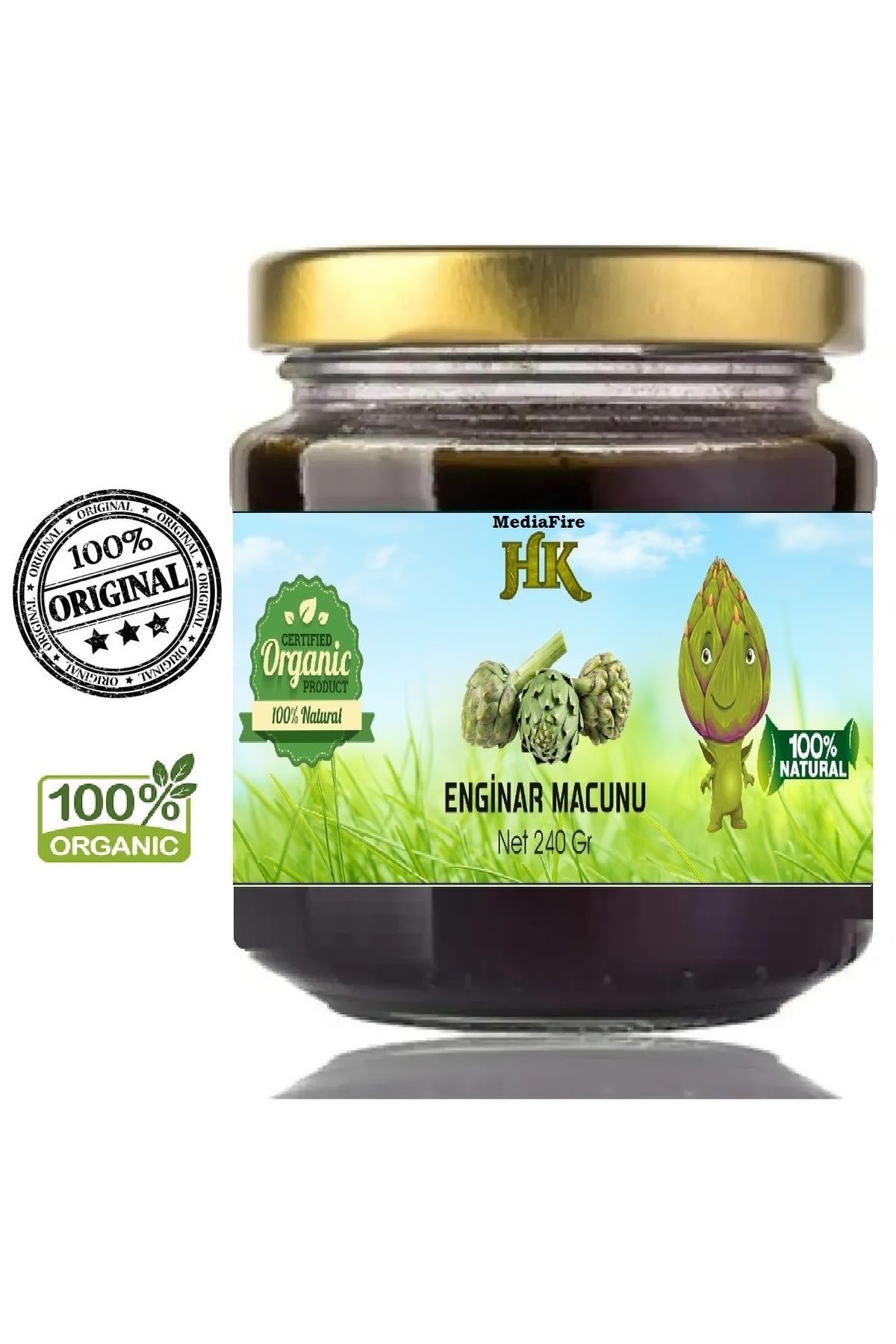 Enginar (KARACİĞER) Yağlanmasına, Karşıt Destek Macunu 240 gr Enginar Macunu Happy