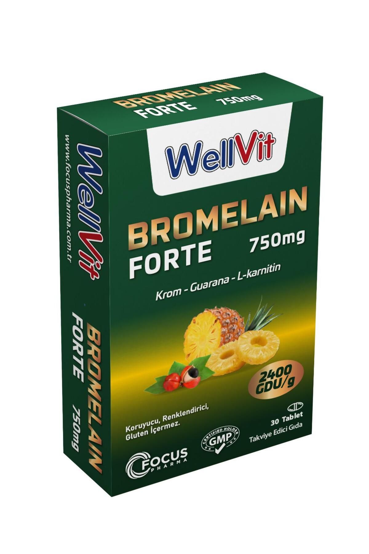 Focus Pharma Wellvit bromelain forte