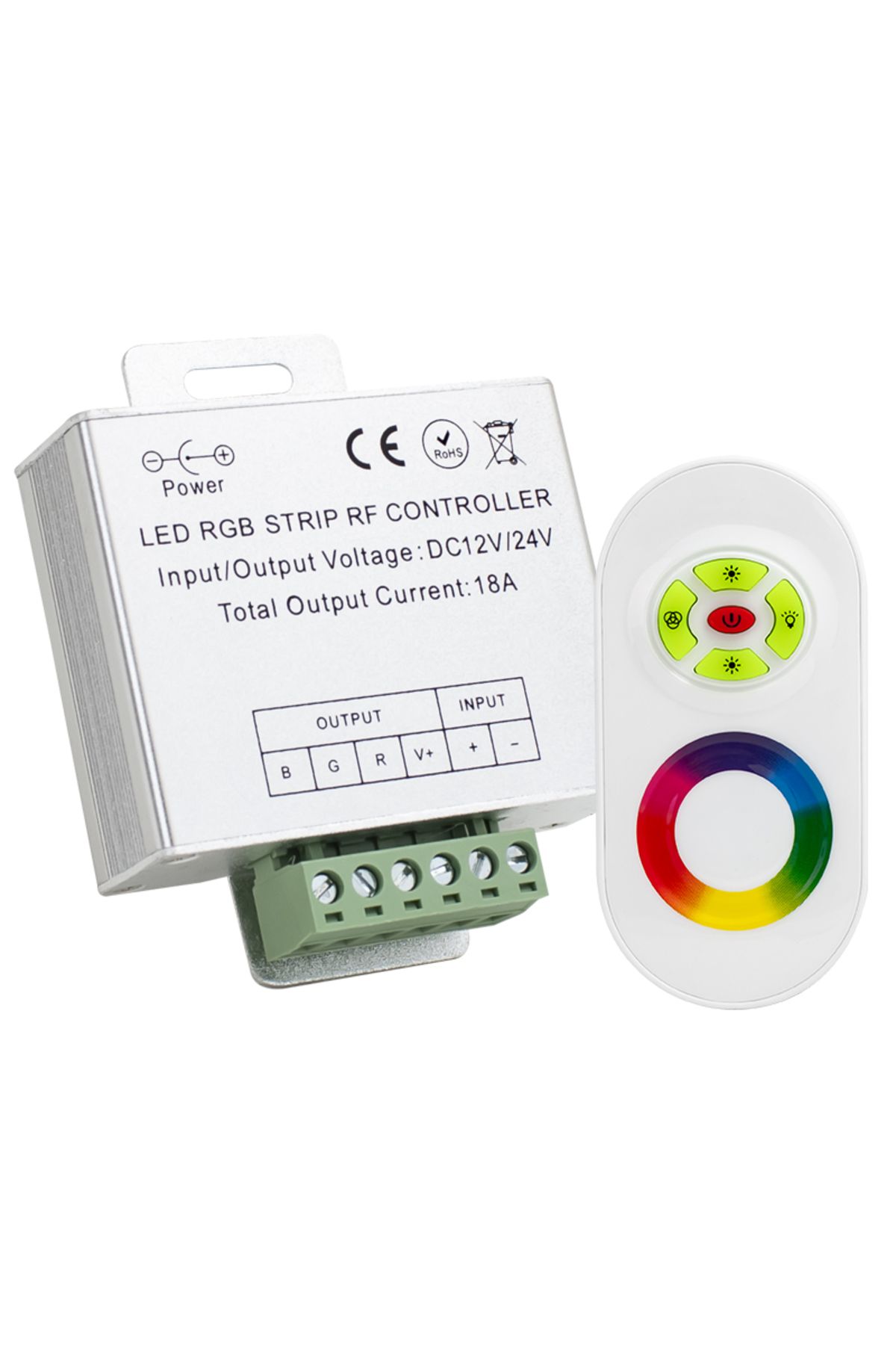 Go İthalat LED RGB KONTROL DEVRE DOKUNMATİK UK LI FC-PB-12Q (18 AMPER) (4808)