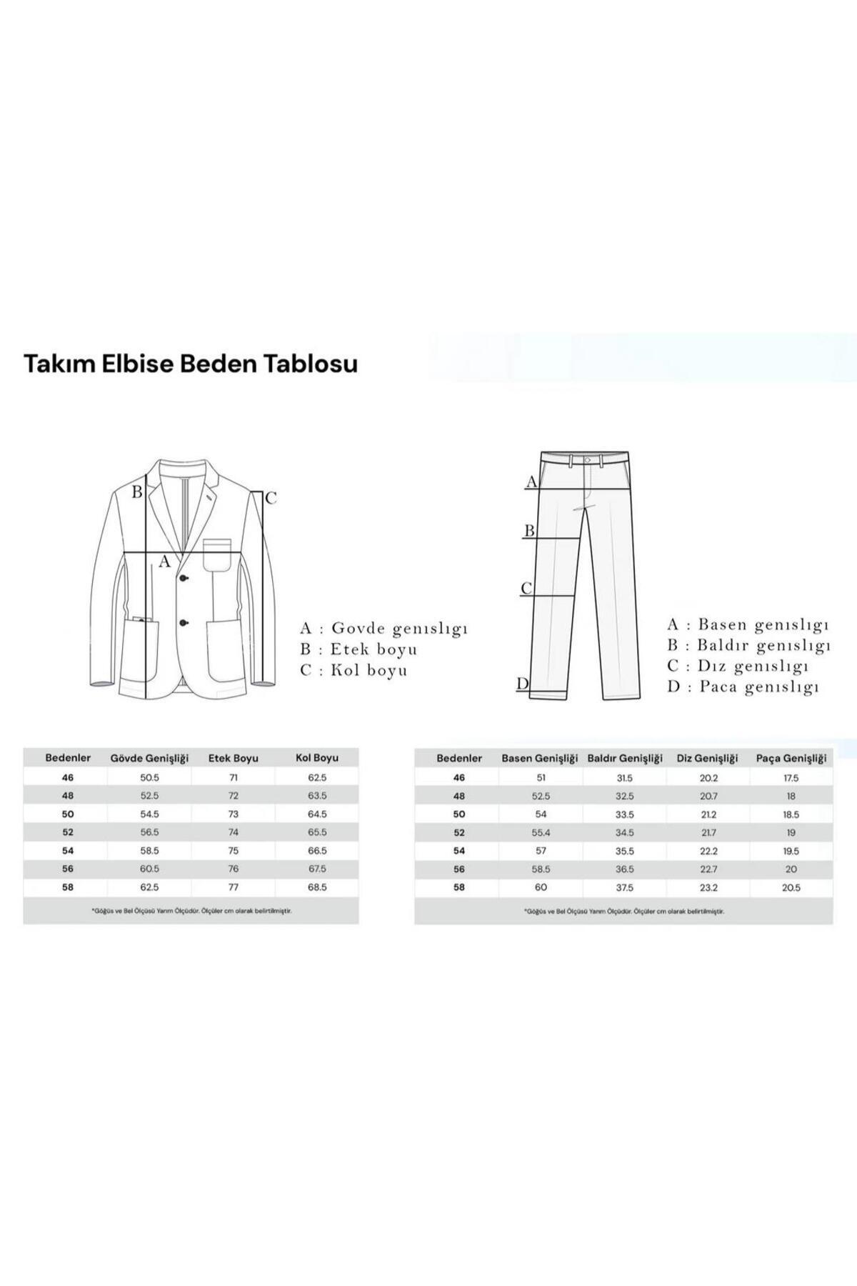 Kadir Büyükkaya Kırlangıç Yaka İki Düğmeli Erkek Takım Elbise-KAX1370S görsel 7