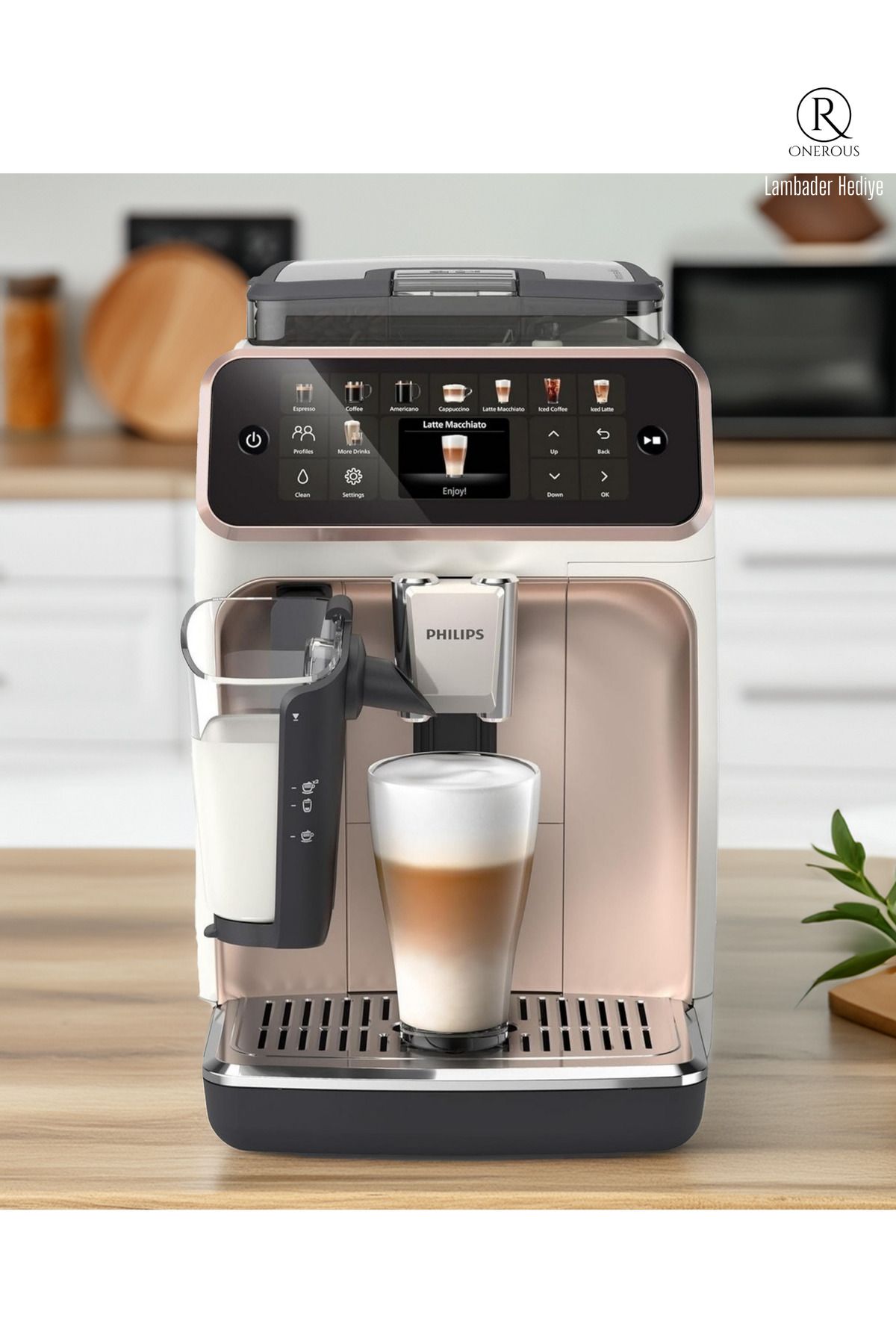 Philips 5500 Seri Lattego 20 Sıcak & Soğuk Kahve Hızlı Başlangıç Premium Tam Otomatik Espresso Makinesi