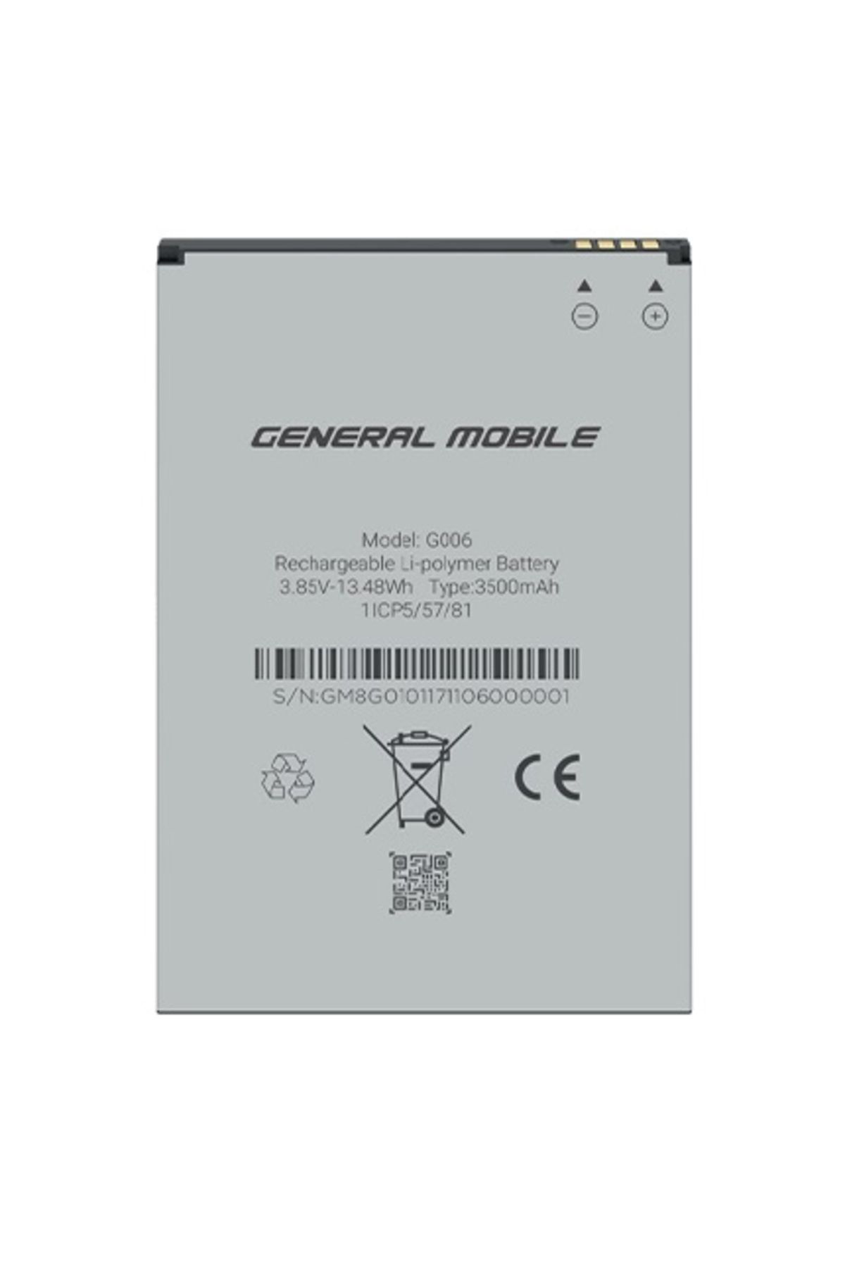 General Mobile General Mobil Gm8 Go - Gm9 Go Batarya Pil 3500 Mah