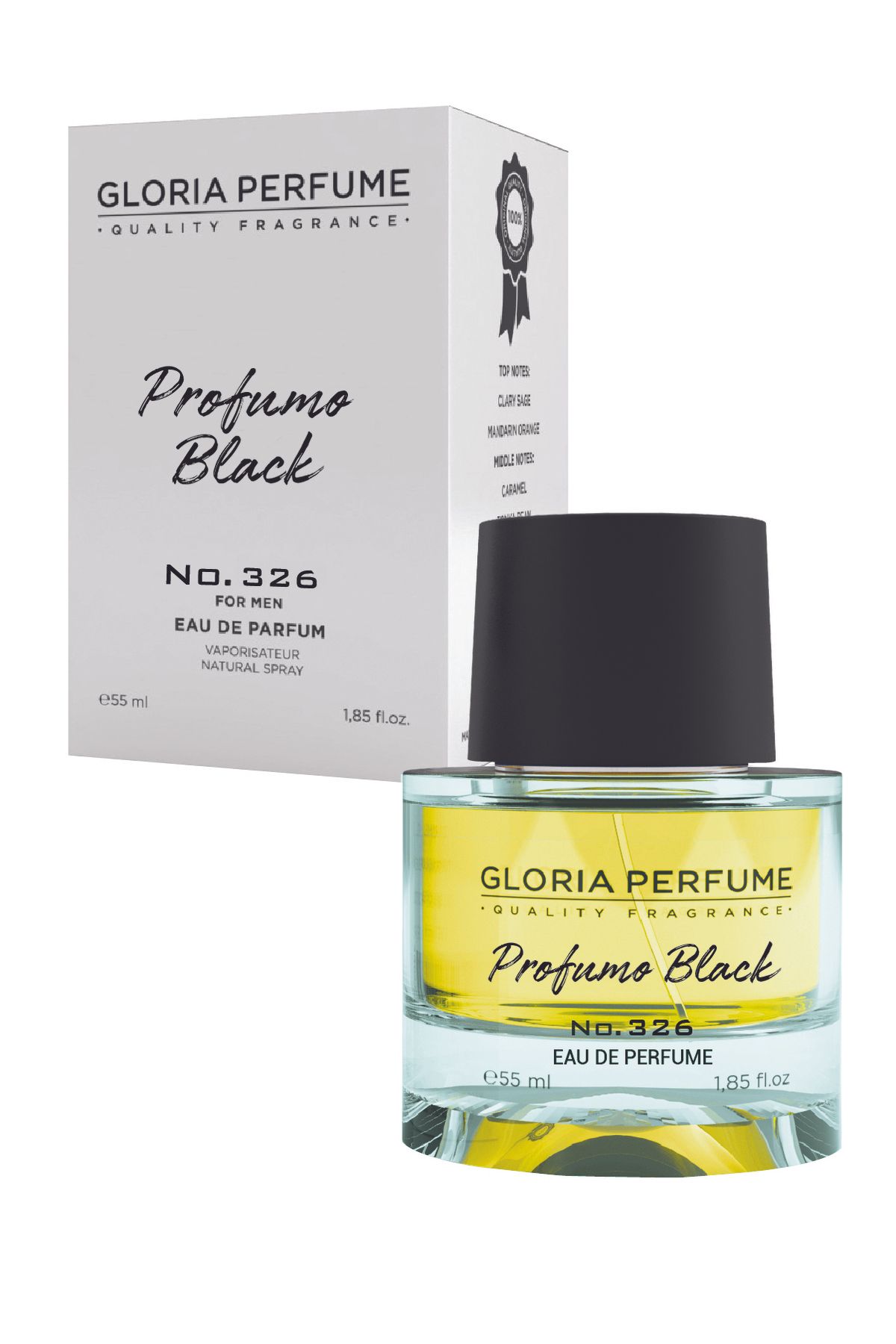 Gloria Perfume PROFUMO BLACK 55 ML EDP ERKEK PARFÜM