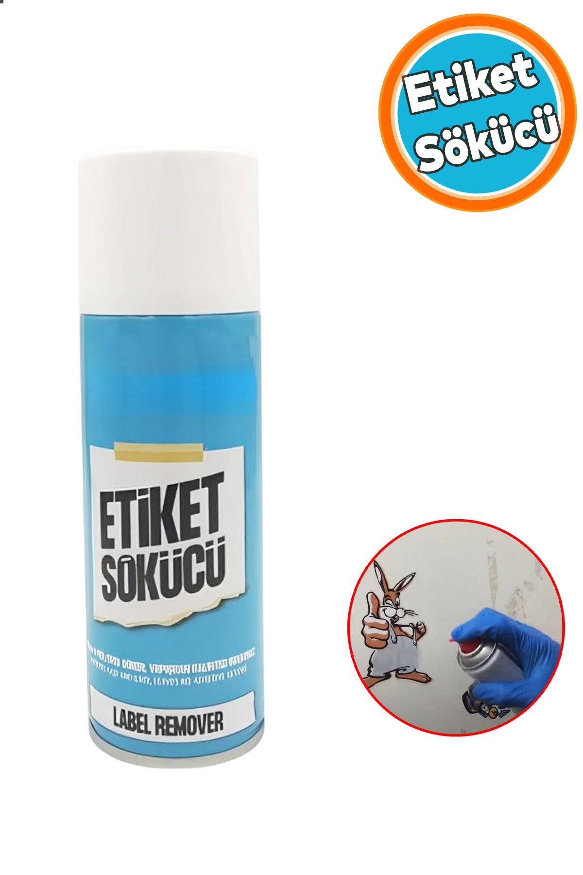 NZB Etiket Sökücü Yapışkan Mastik Artığı Sökücü Sprey 200 ml Cam Metal Ahşap Mobilya Zemin Uygulaması