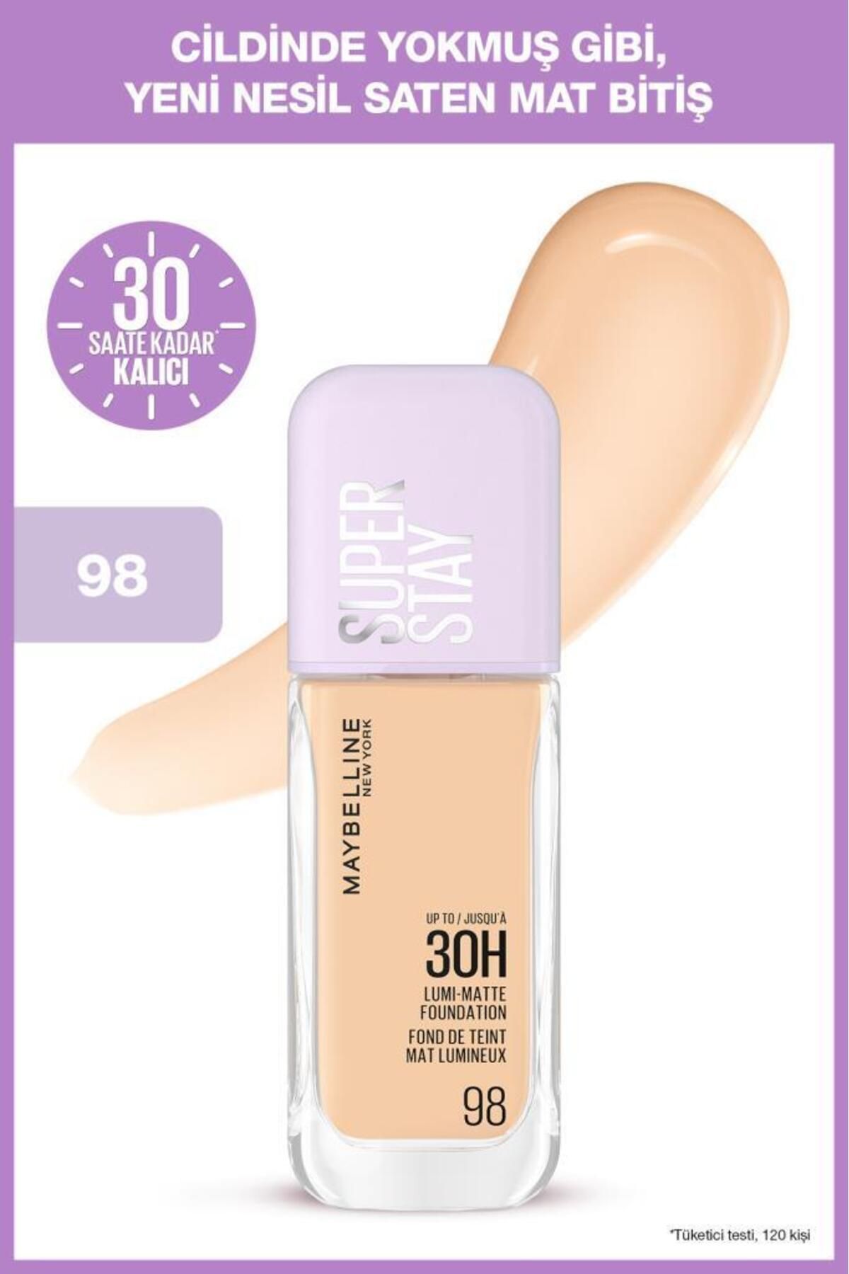 Maybelline New York Super Stay Lumi Matte Fondöten - 98