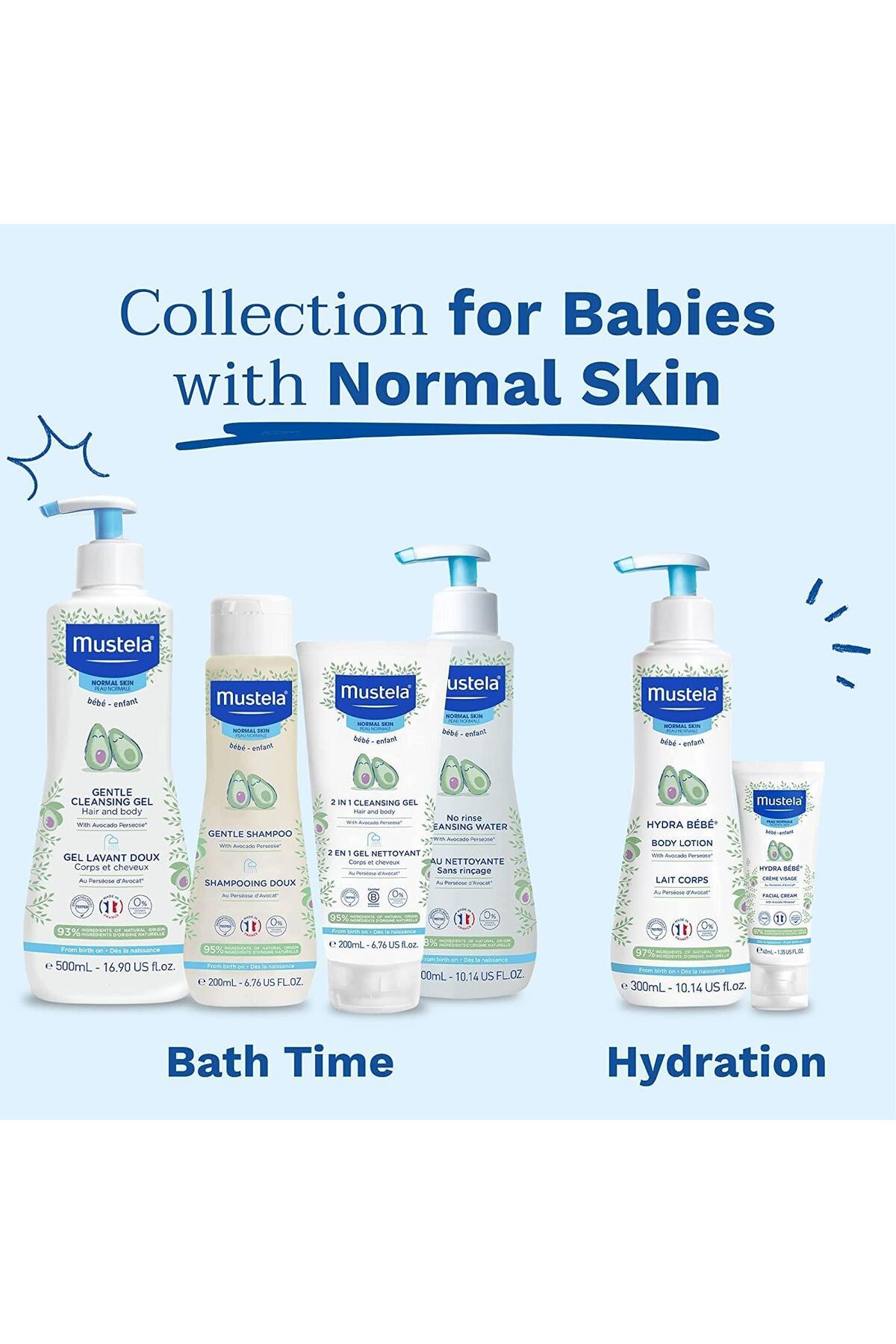 Mustela Gentle Göz Yakmayan Bebek Şampuanı 500 ml fotoğrafı 4 (önizleme)