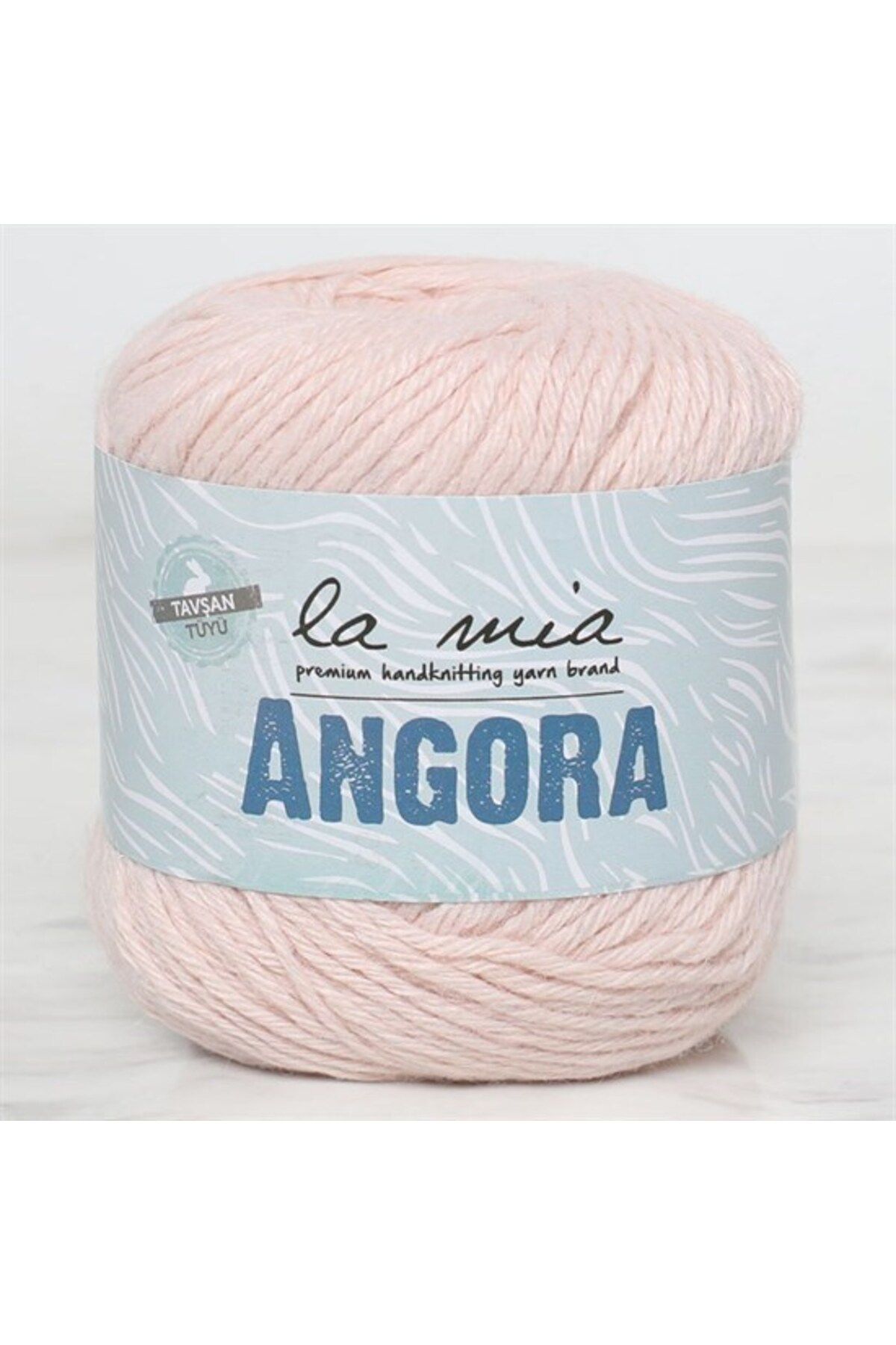 Store La Mia Angora Pudra Pembe El Örgü İpi - L185 - 34012