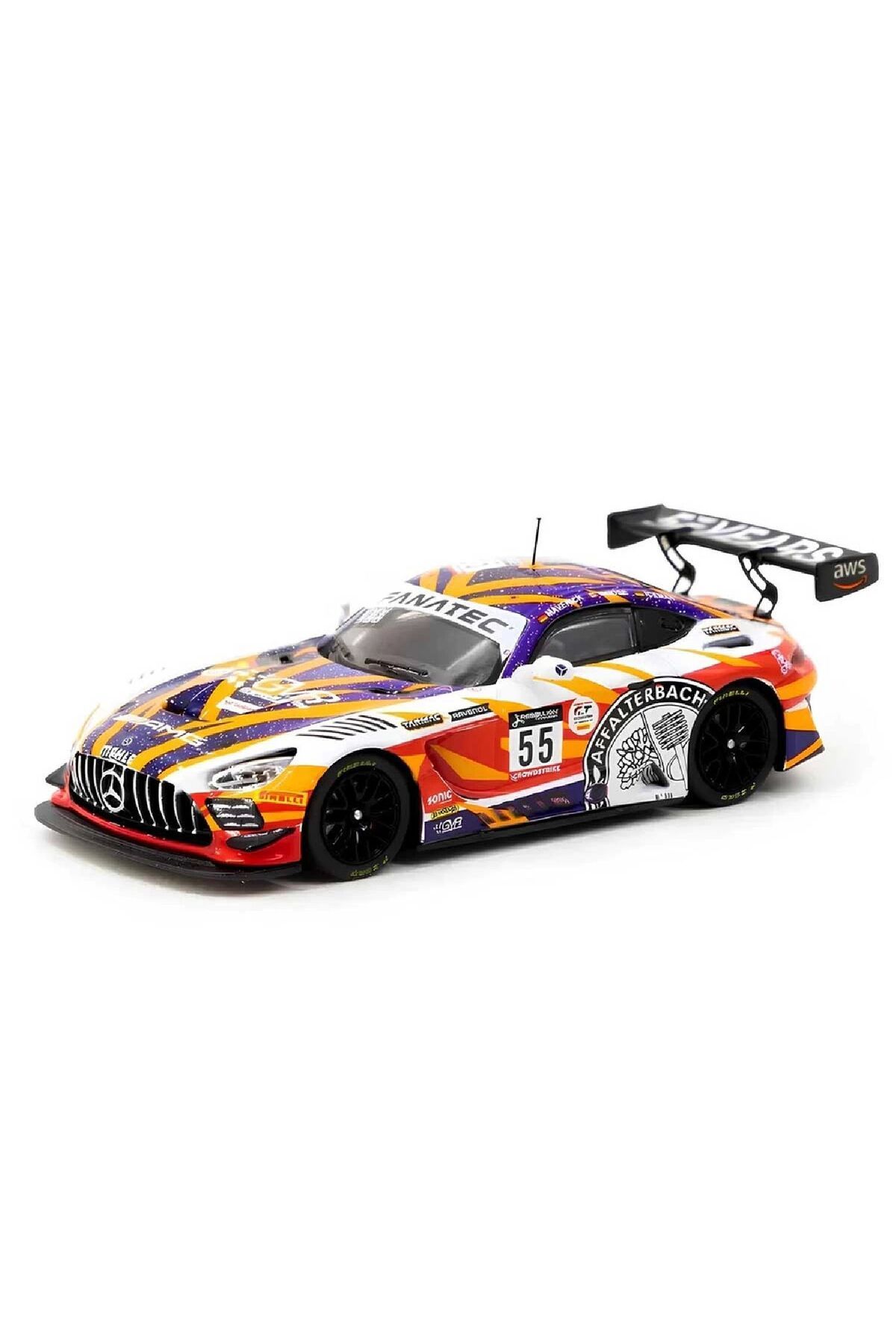 Oyuncakmatik 1:64 Diecast Mercedes Amg GT3 Tarmac Model Araba