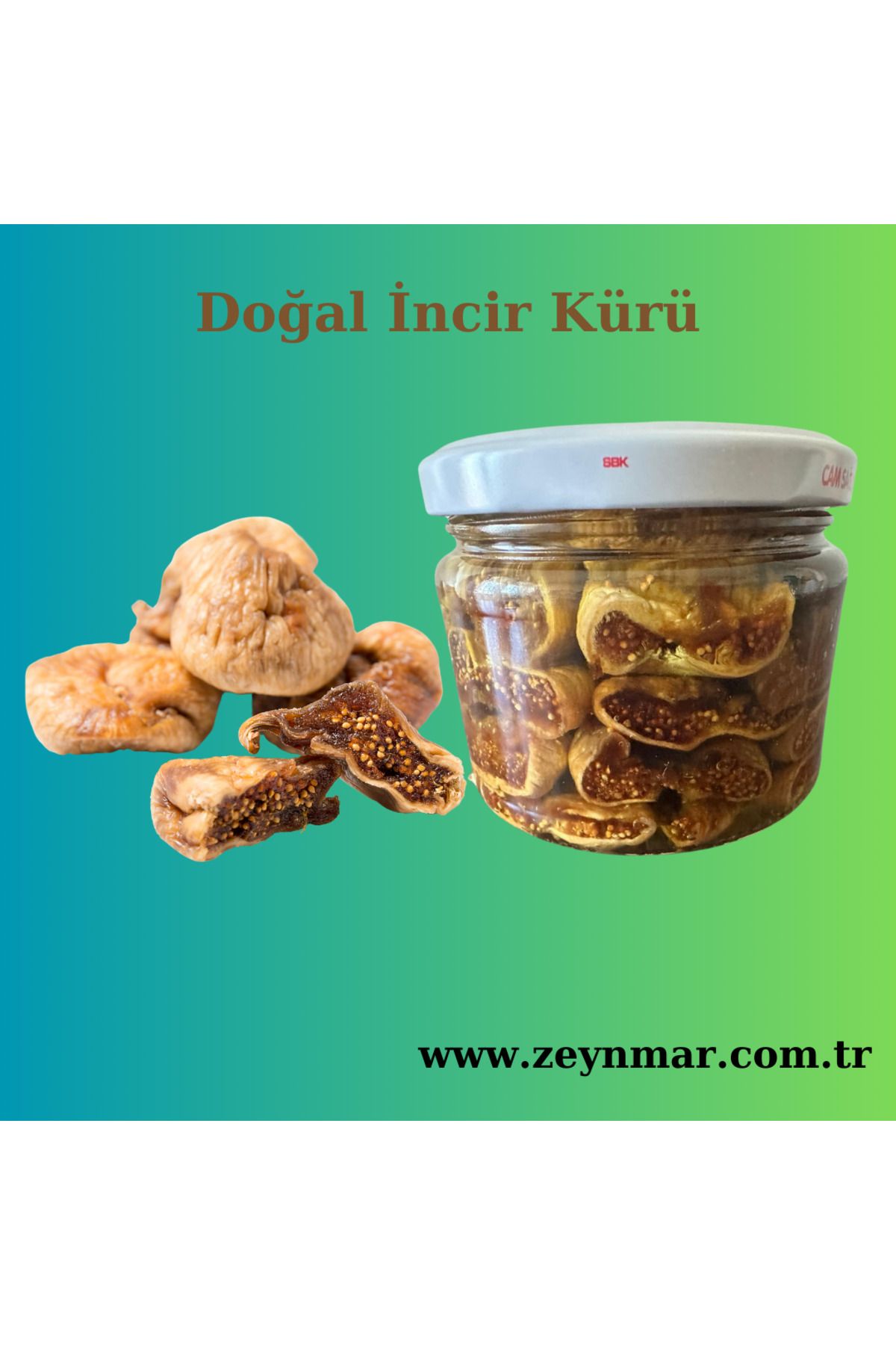 zeynmar Zeytinyağlı Kuru İncir Kürü 300 Gr.