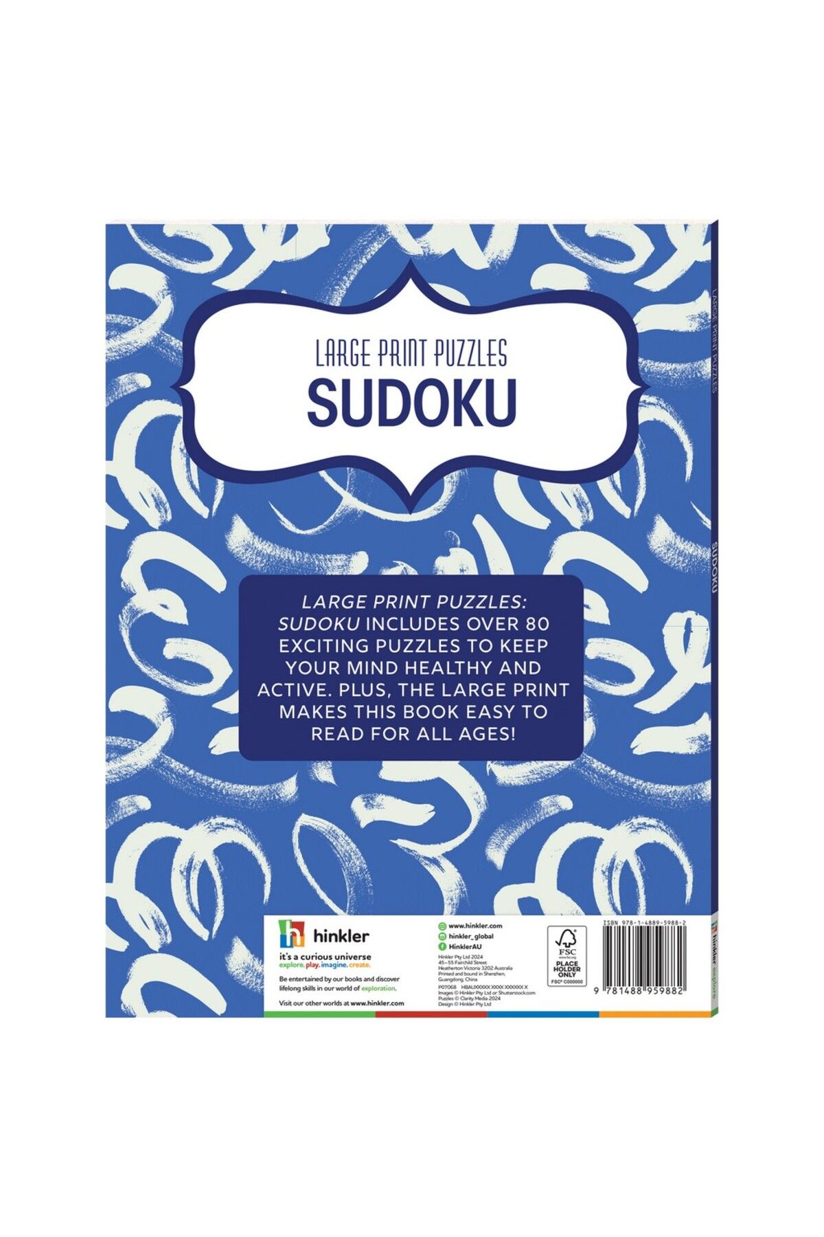 Hinkler-Large Print Puzzles Sudoku 5