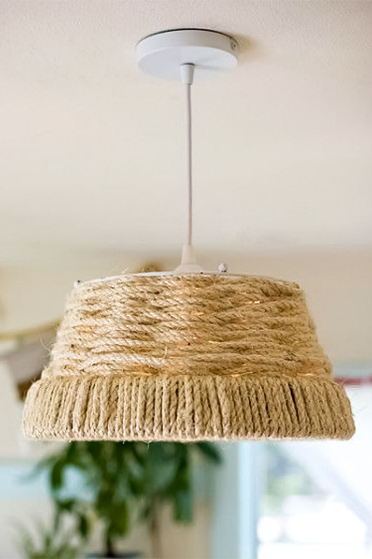 NYLife-Bohemian Rustic Wicker Chandelier - Rope Design 2
