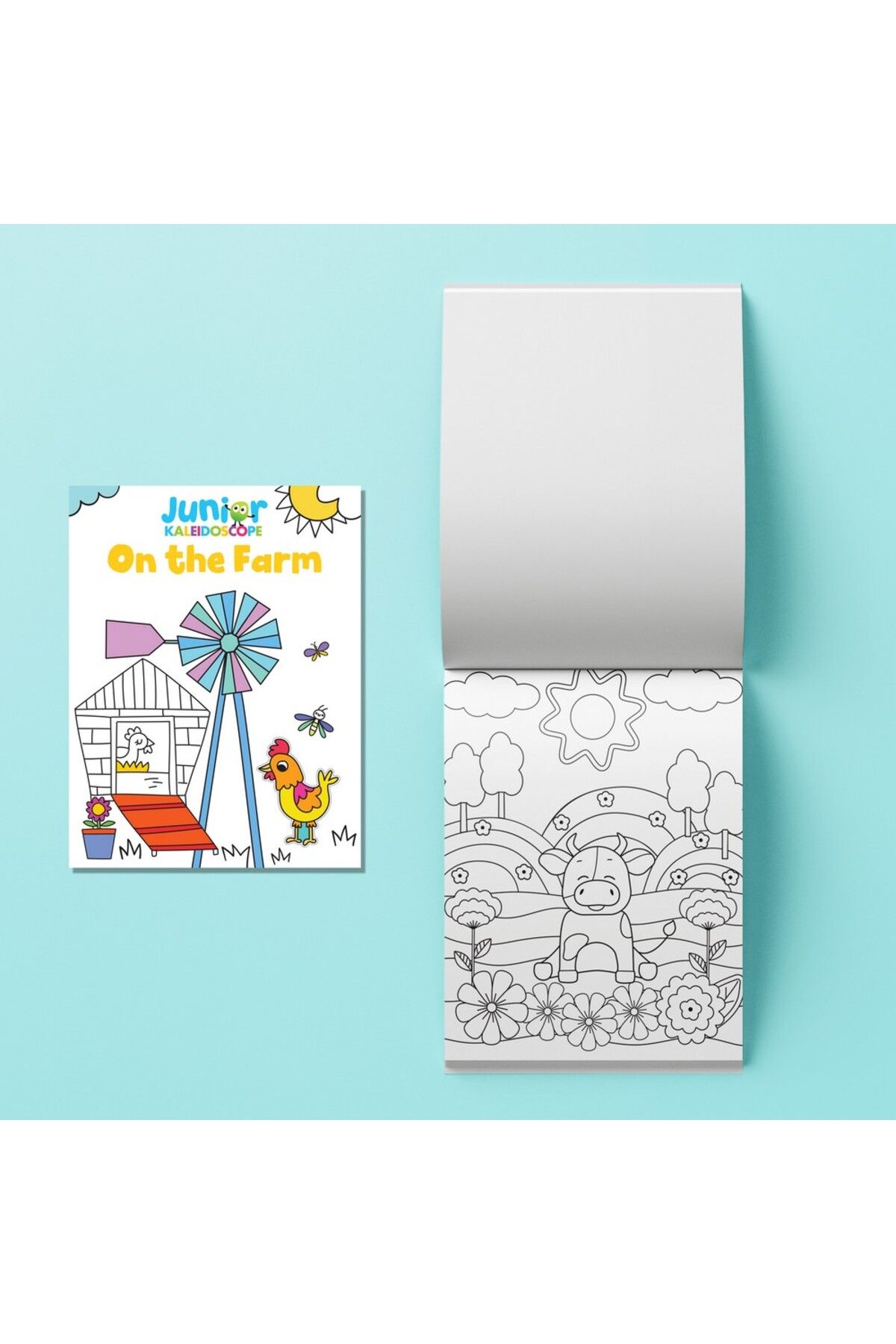 Hinkler-Jr Kaleidoscope Colouring Kit On the Farm 3