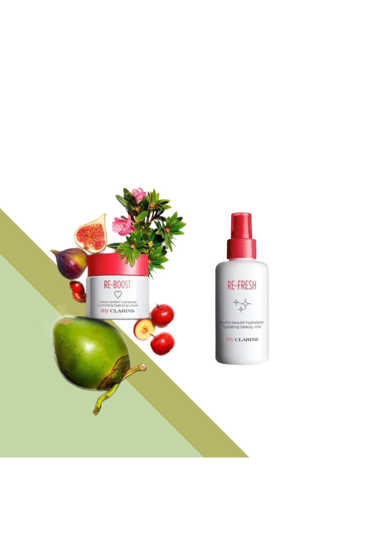 Clarins My Re-Boost Rahatlatıcı Nemlendirici Krem 50ml+Nemlendirici Güzellik Spreyi 100M