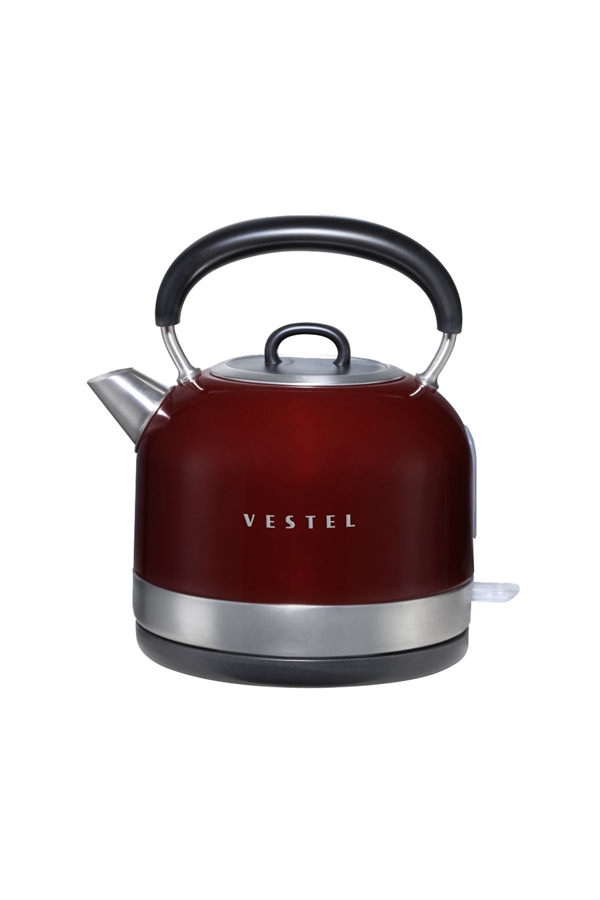 Vestel Retro Kettle Su Isıtıcı Bordo 2200 W 1.7 Çelik