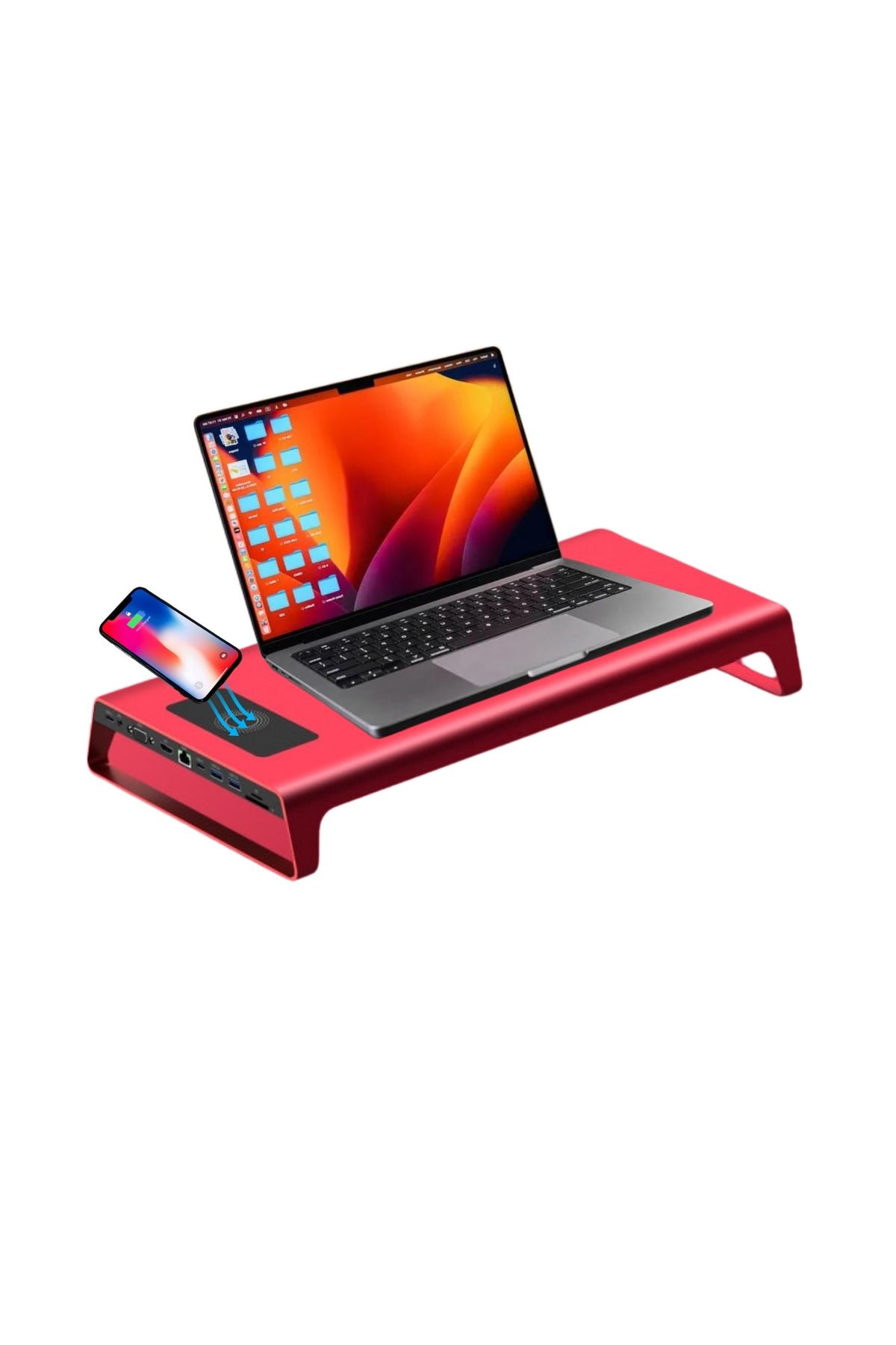 Mcstorey Laptop Stand Type-C Adaptör USB Çoğaltıcı Type-C HDMI USB-C Hub USB Dock Station