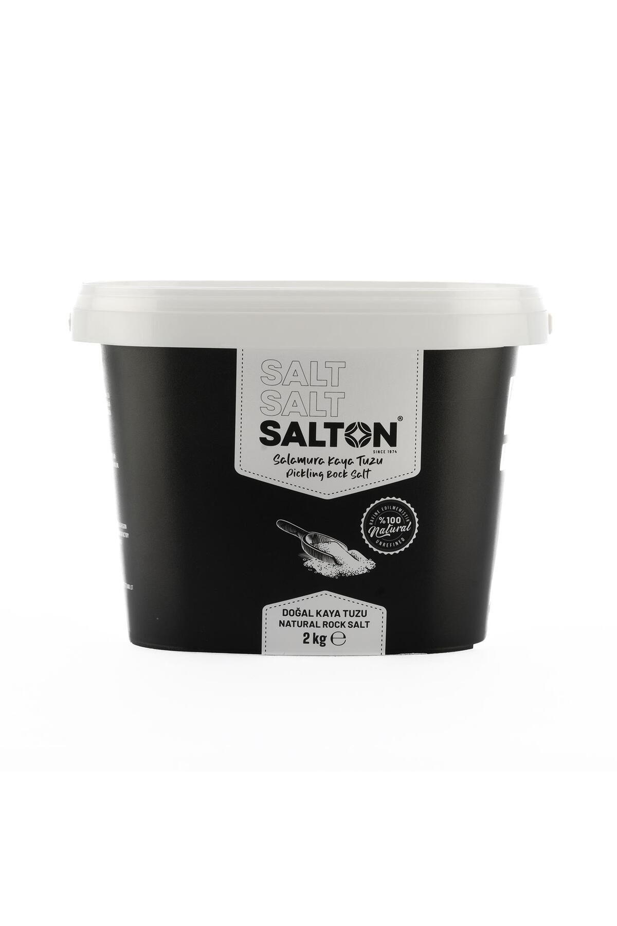 SALTON SALT Doğal Kaya Tuzu Salamura 2 KG