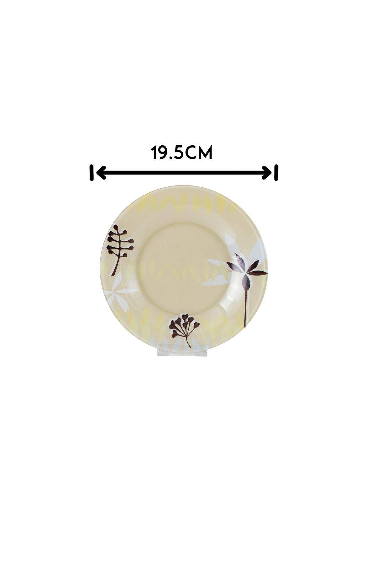 Luminarc-A set of plates for serving round arcopal desserts and fruits, 6 pieces, size 19 cm 3