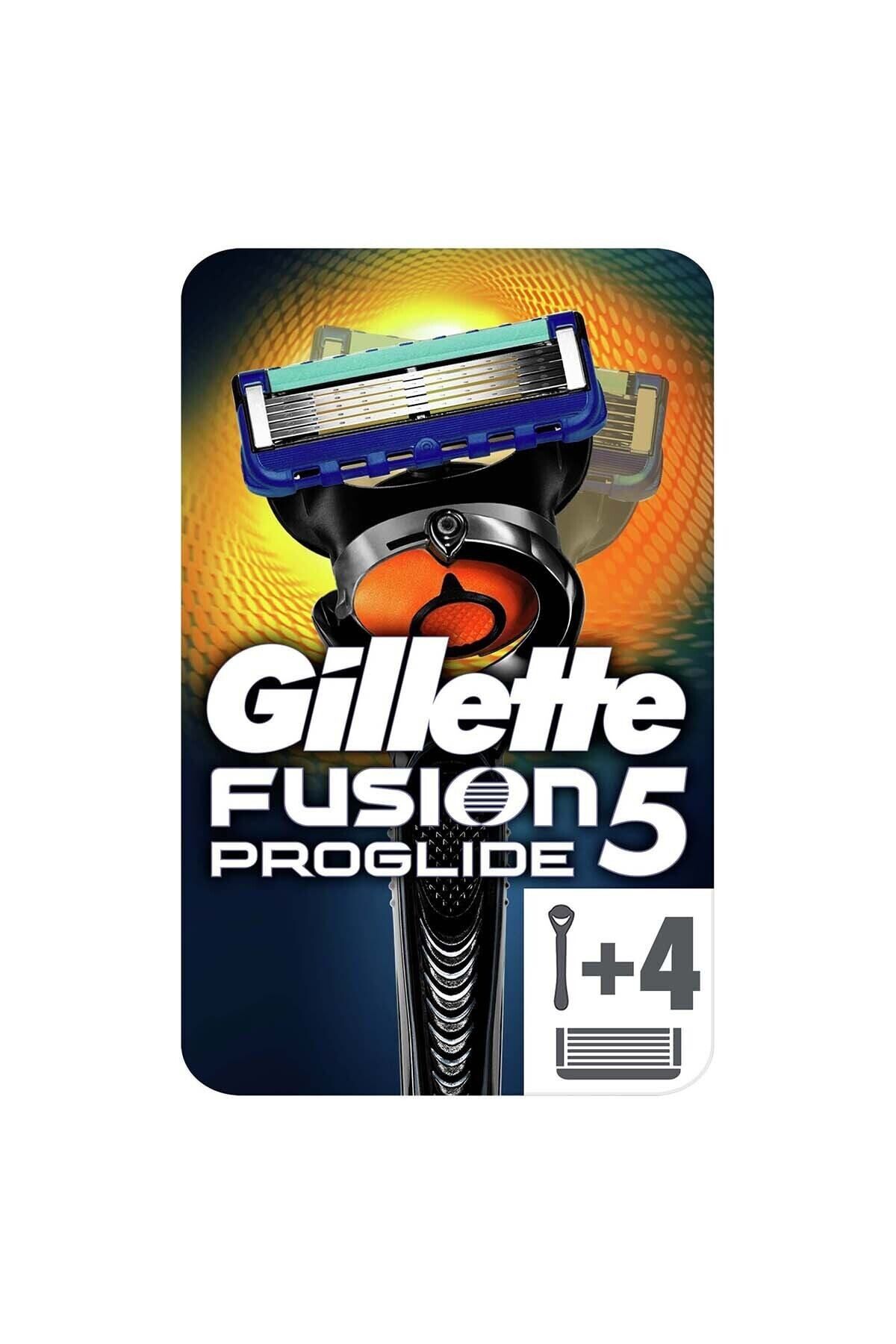 Gillette Fusion Proglide Flexball Tıraş Makinesi + 4 Yedekli