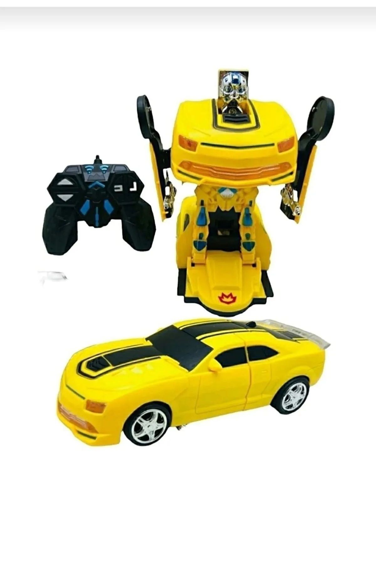 Toys Avm Sarjlı Uzaktan Kumandalı Transformers Robota Dönüşen Araba Bumblebee + Hediye Paketi