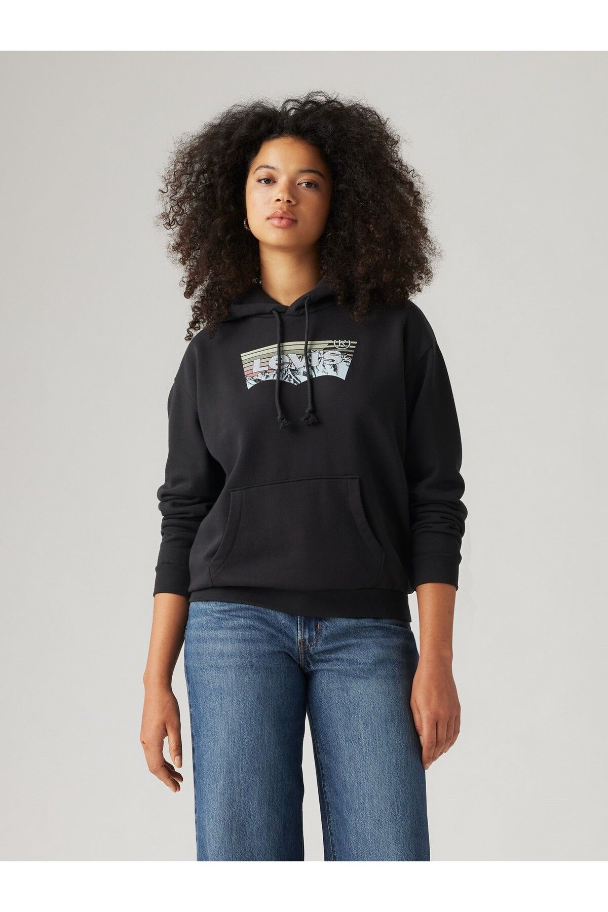 Levi's GRAPHIC EVERYDAY KADIN SİYAH SWEATSHIRT A8801-0016