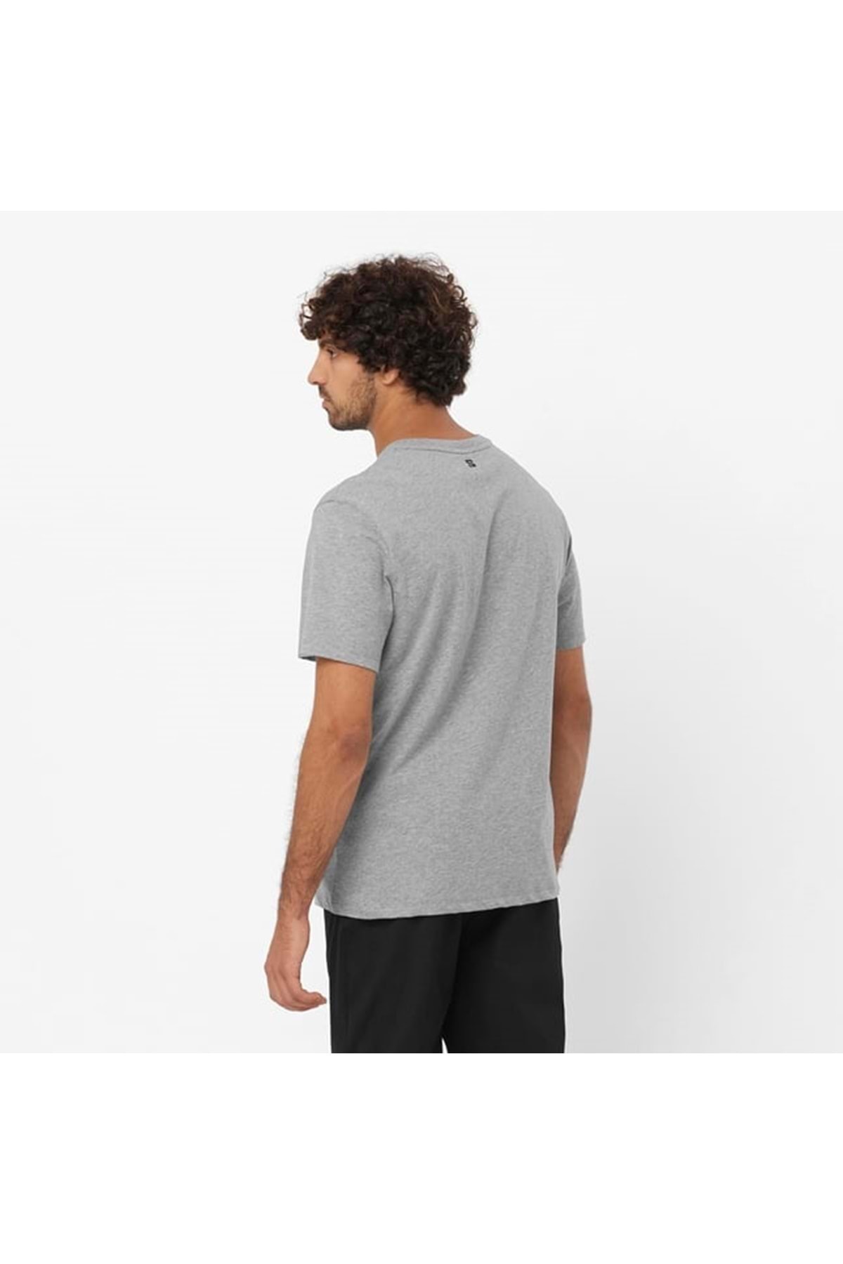 Salomon-Logo Performance Men's T-Shirt - Gray 3