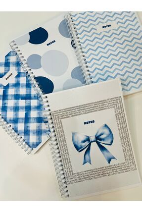 ADA OFİS KIRTASİYE A5 Spiralli Okul Defteri 80 Yaprak 4'lü Set Çizgili Karton...