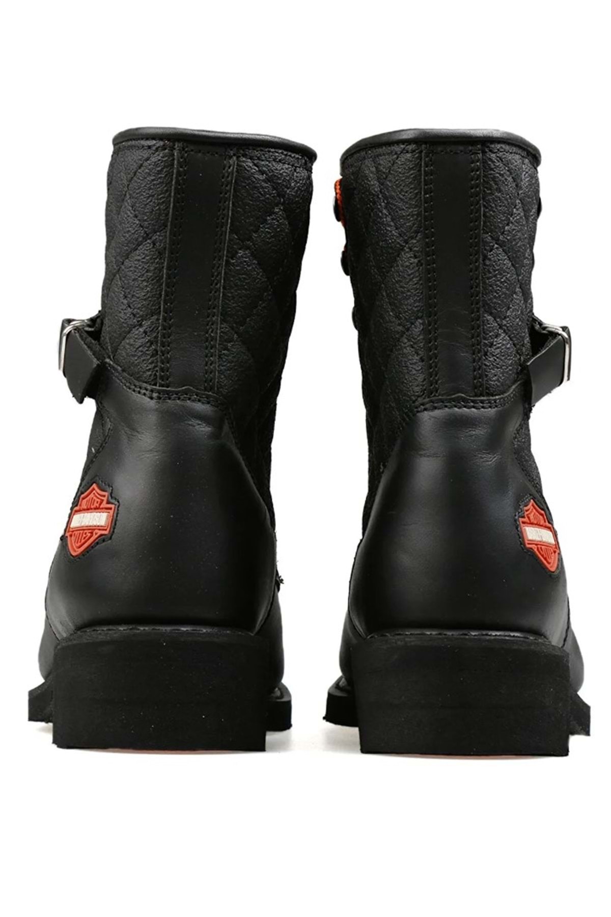 Harley Davidson 025G100078 New Worker Deri Postal Kadın Bot SİYAH-CİLT görsel 6