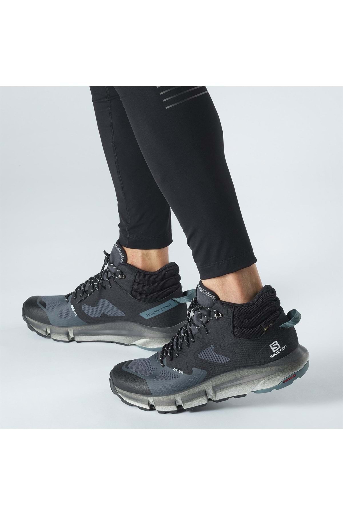 سالومون Predict Hike Mid Gore-Tex® L41460900 کفش بیرونی مردانه خاکستری-مشکی سالومون Predict Hike Mid Gore-Tex® L41460900 کفش بیرونی مردانه خاکستری-مشکی