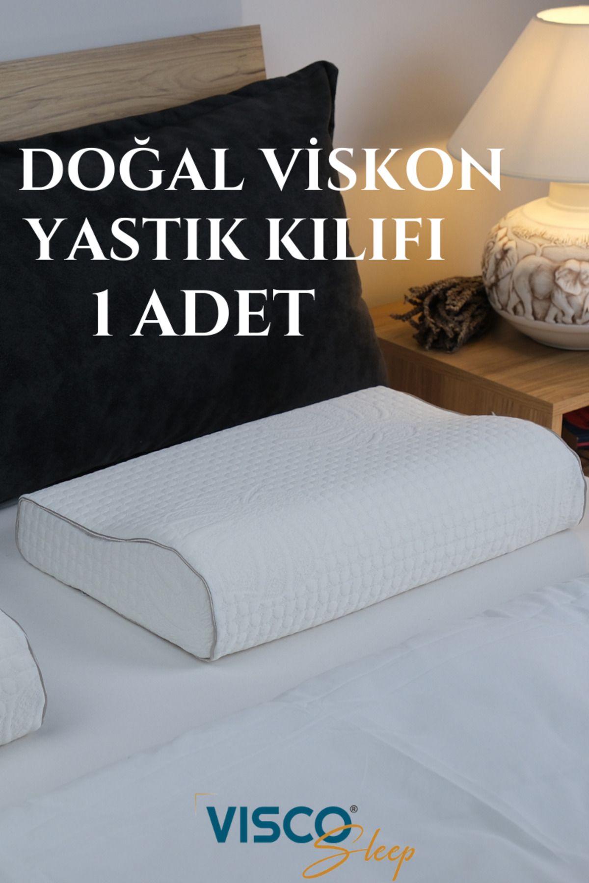 visco Yastık Kılıfı Aylona Viskon Yastık Kılıfı (Yedek Yastık Kılıfı)