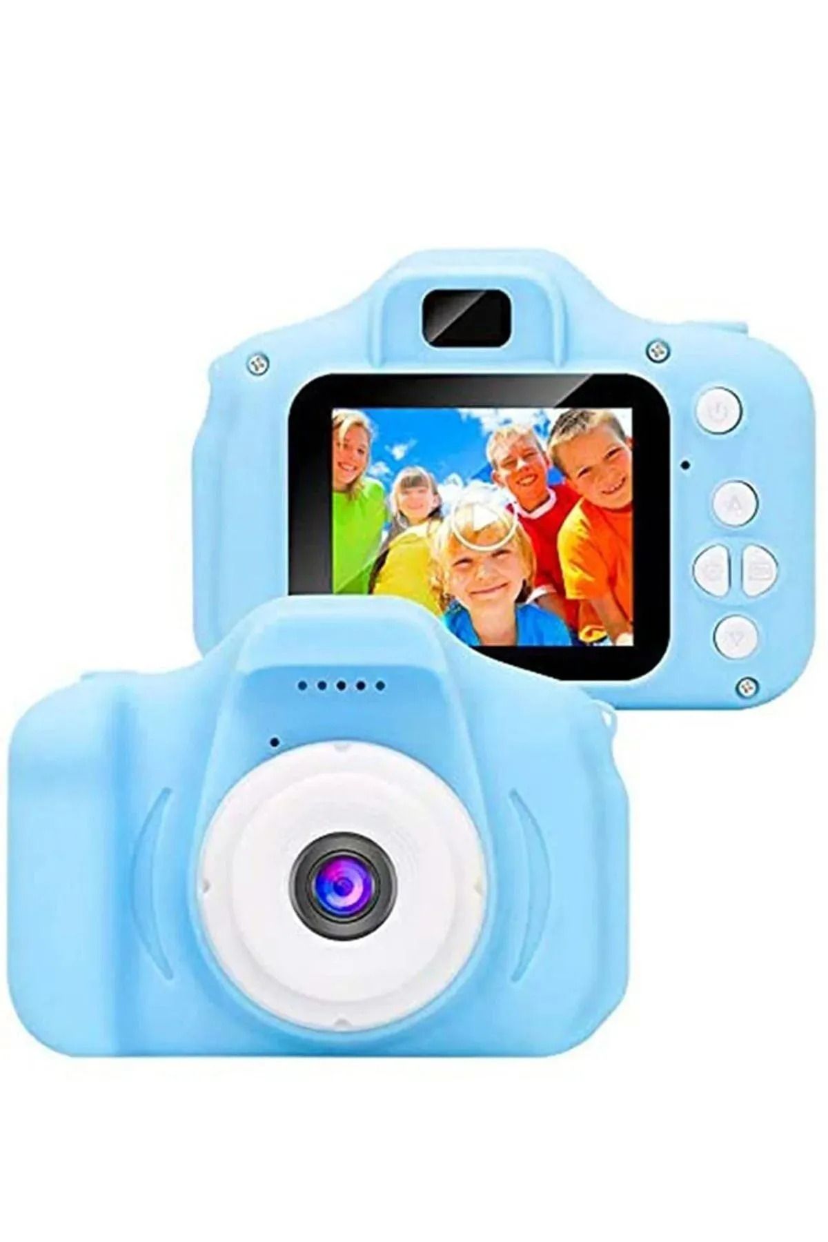 prime pazar Mini Kamera Fotoğraf Makinesi Mavi