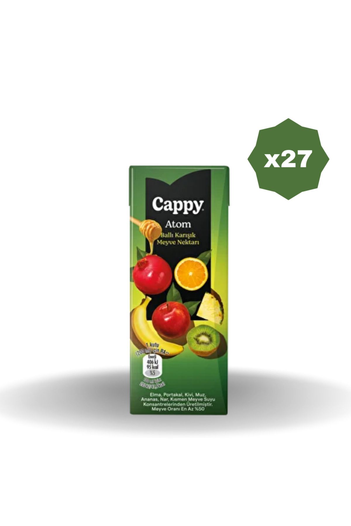 Cappy ATOM MEYVE NEKTARI 200 ML - (27 ADET)