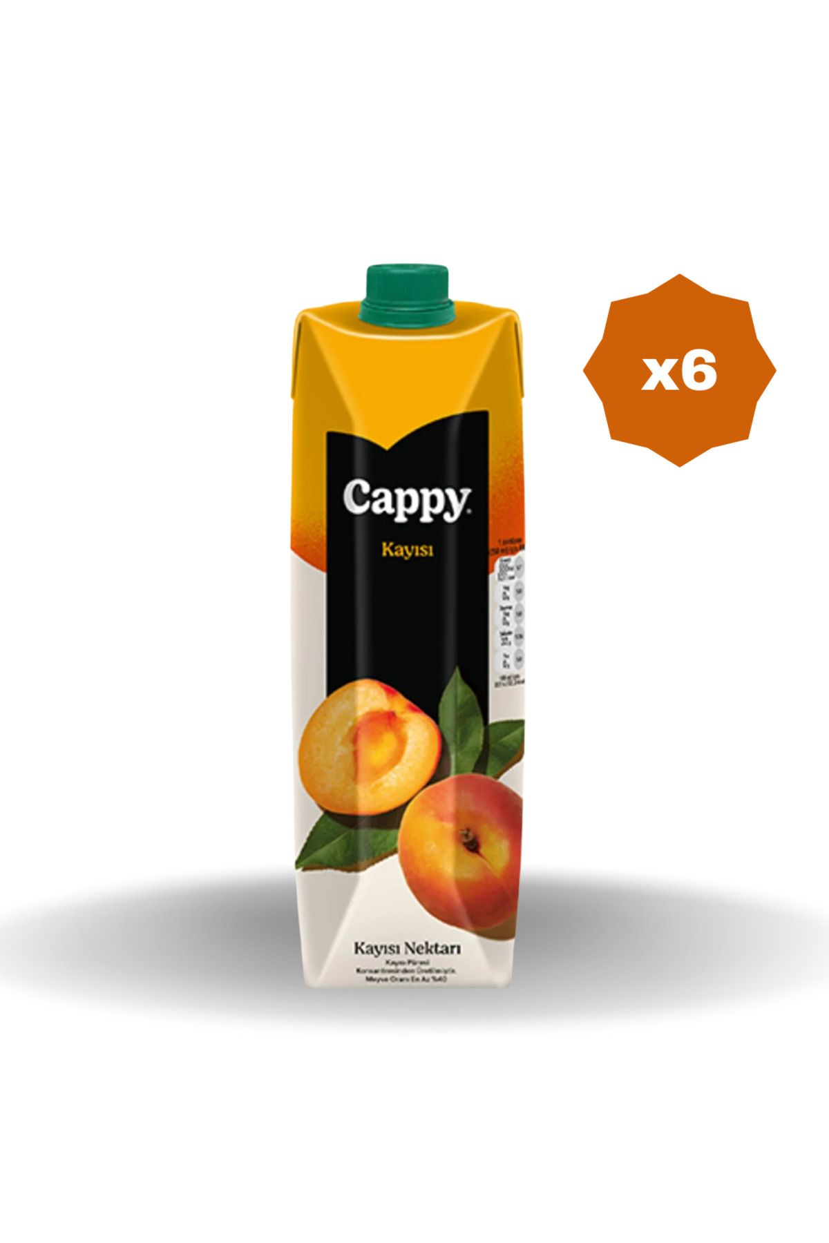 Cappy KAYISI NEKTARI 1 LT - (6 ADET)