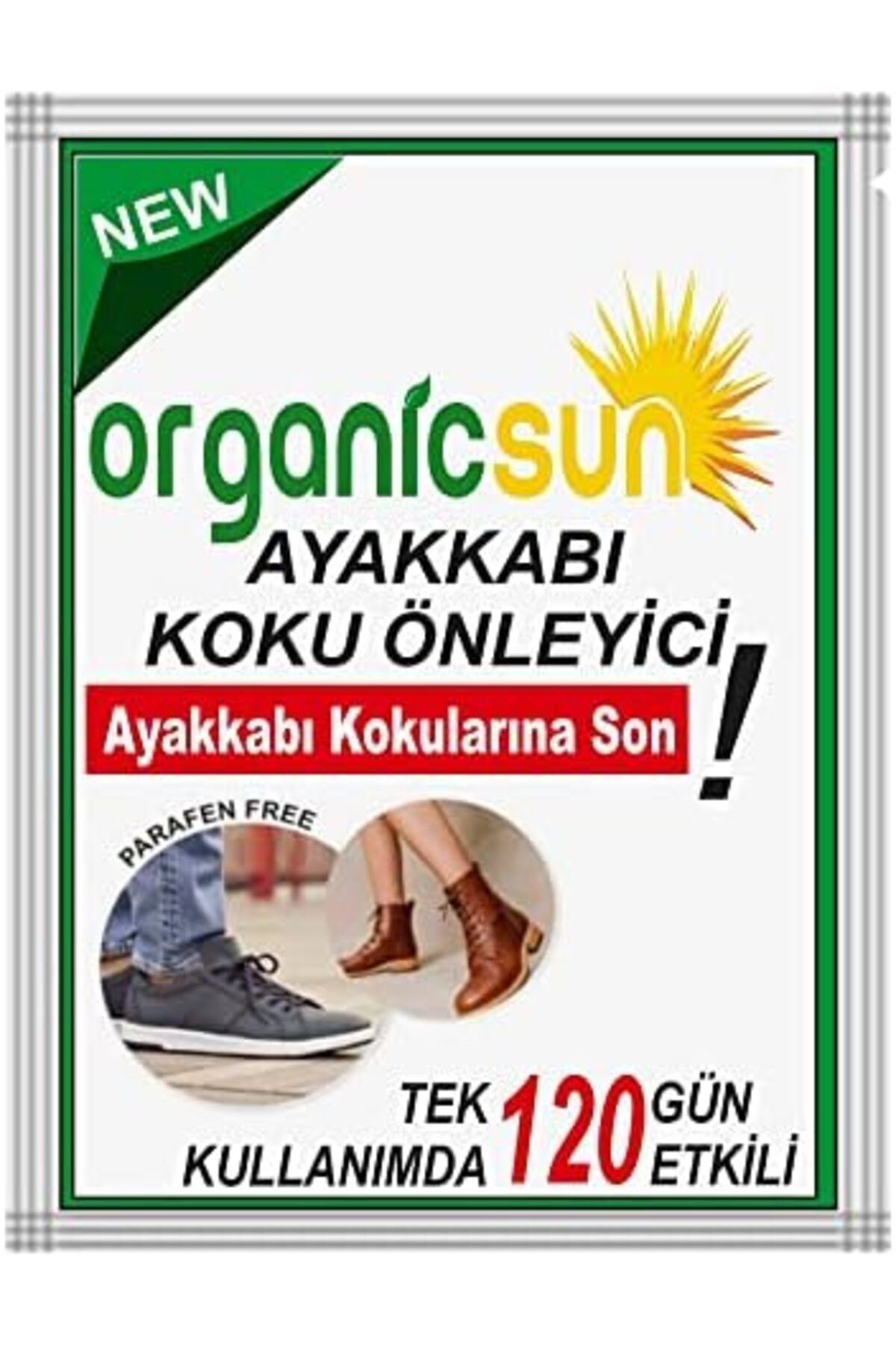 20'li Paket Ayakkabı Koku Önleyici Giderici Toz 120 Gün Etkili Ayak Kokusu Tozu Giderici