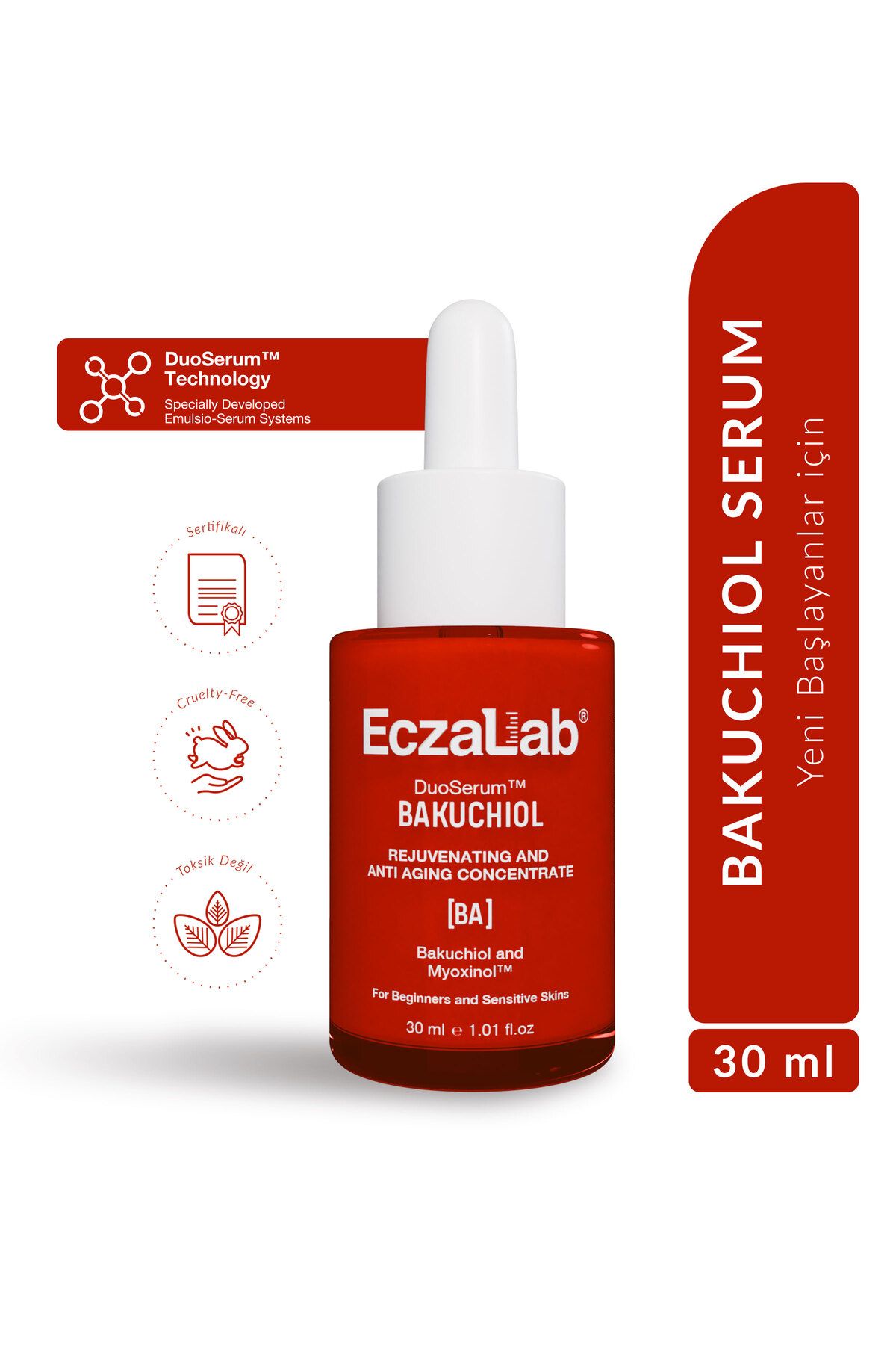 eczalab Renewage Bakuchiol Bitkisel Retinol DuoSerum® 30 ml