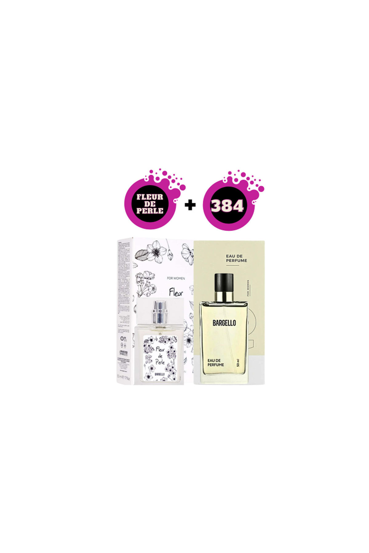384 Edp Floral Fleur De Perle 50 ml Kadın Parfüm Seti — brg384fl — تصویر 2 از 2