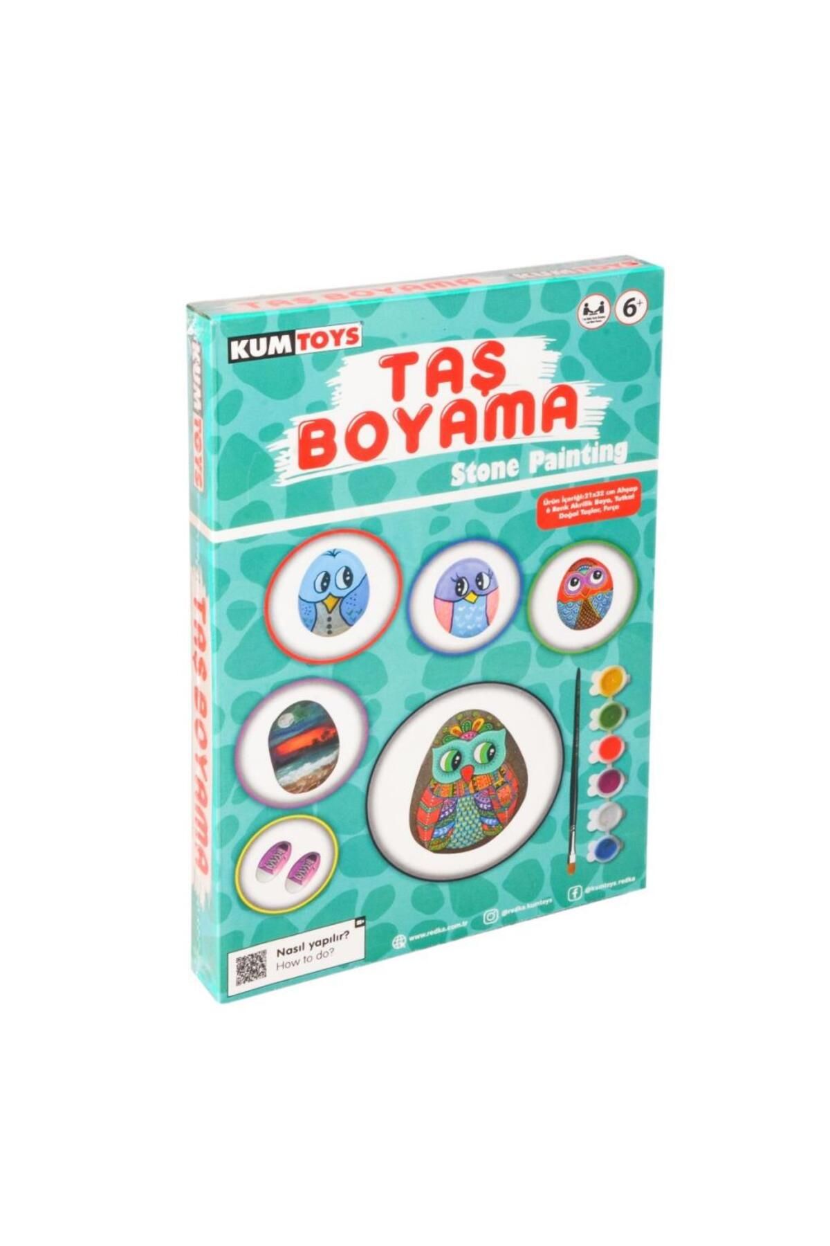 Rcco Shop34 5307 Kumtoys Taş Boyama - Stone Painting / +6 yaş