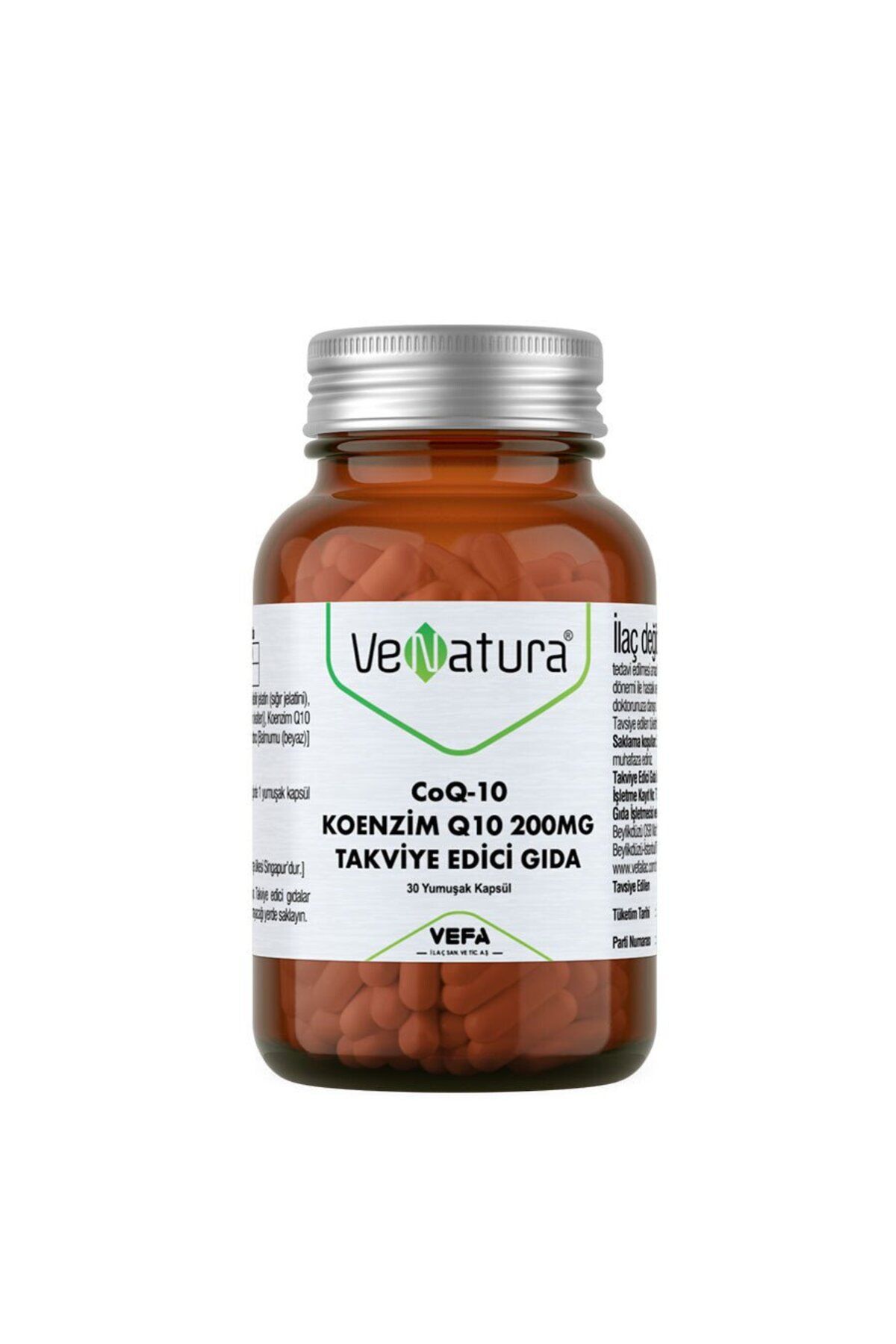 VeNatura Coq-10 Koenzim Q10 200mg 30 Kapsül
