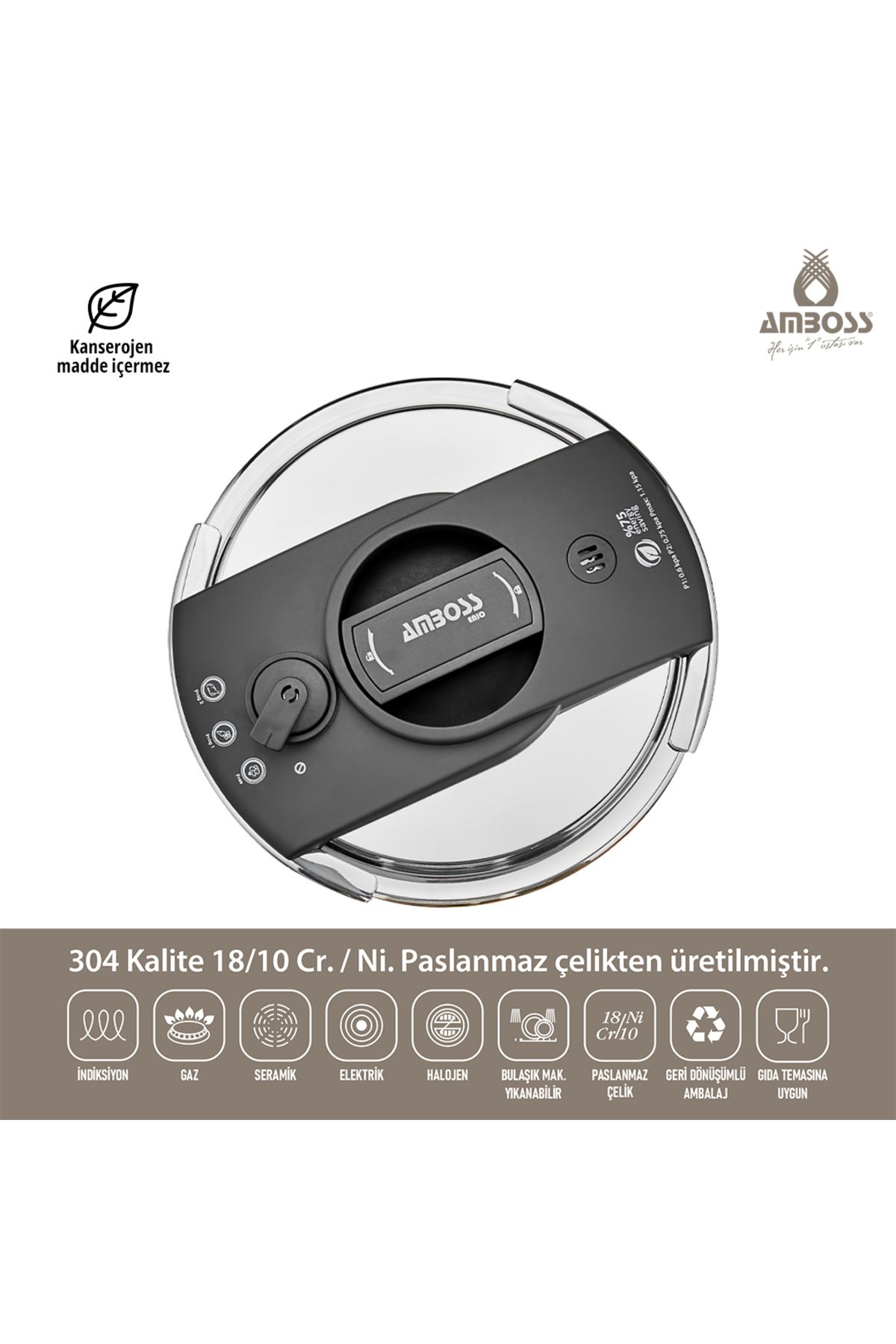 Amboss-ENIO PRESSURE COOKER 8 L - Ø 22 cm 3