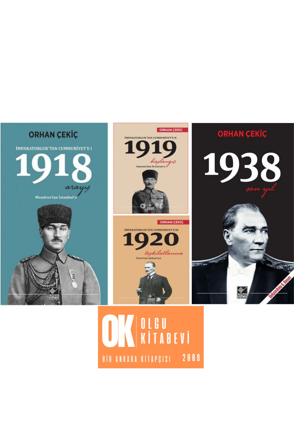 Kaynak Yayınları imparatorluk’tan Cumhuriyet’e - 4 Kitap Set / Orhan Çekiç - OLGU KİTABEVİ