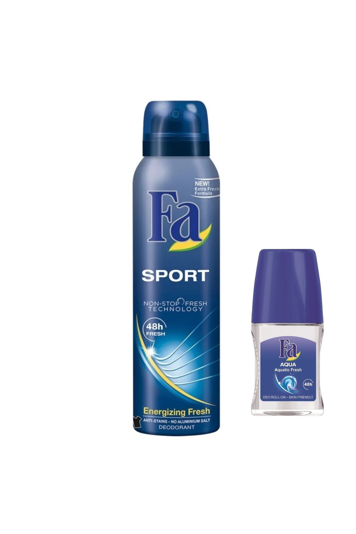 Fa Sport Erkek Deodorant 150 ml Fa Aqua Mini Roll-On 25 ML İkili Set