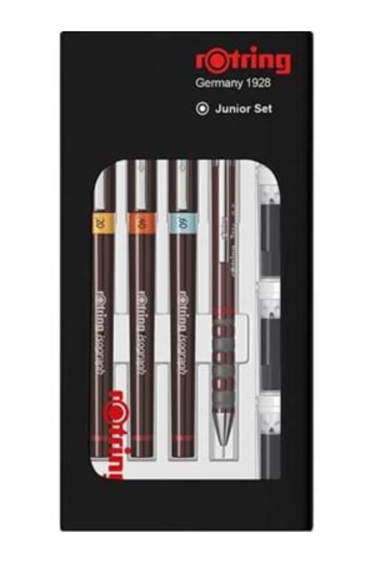 Rotring-Rapido Isograph Set (0.2-0.4-0.6) Tikky 0.5 2
