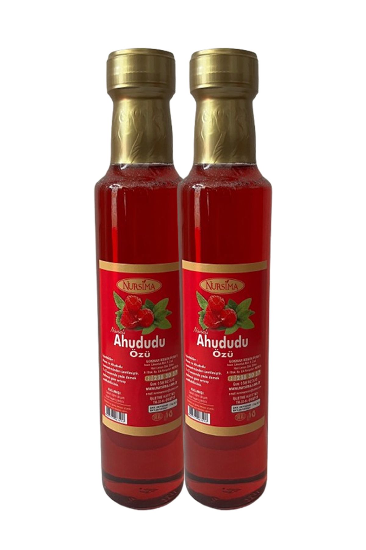 Nursima Naneli Ahududu Özü 250 ml, 2 ADET