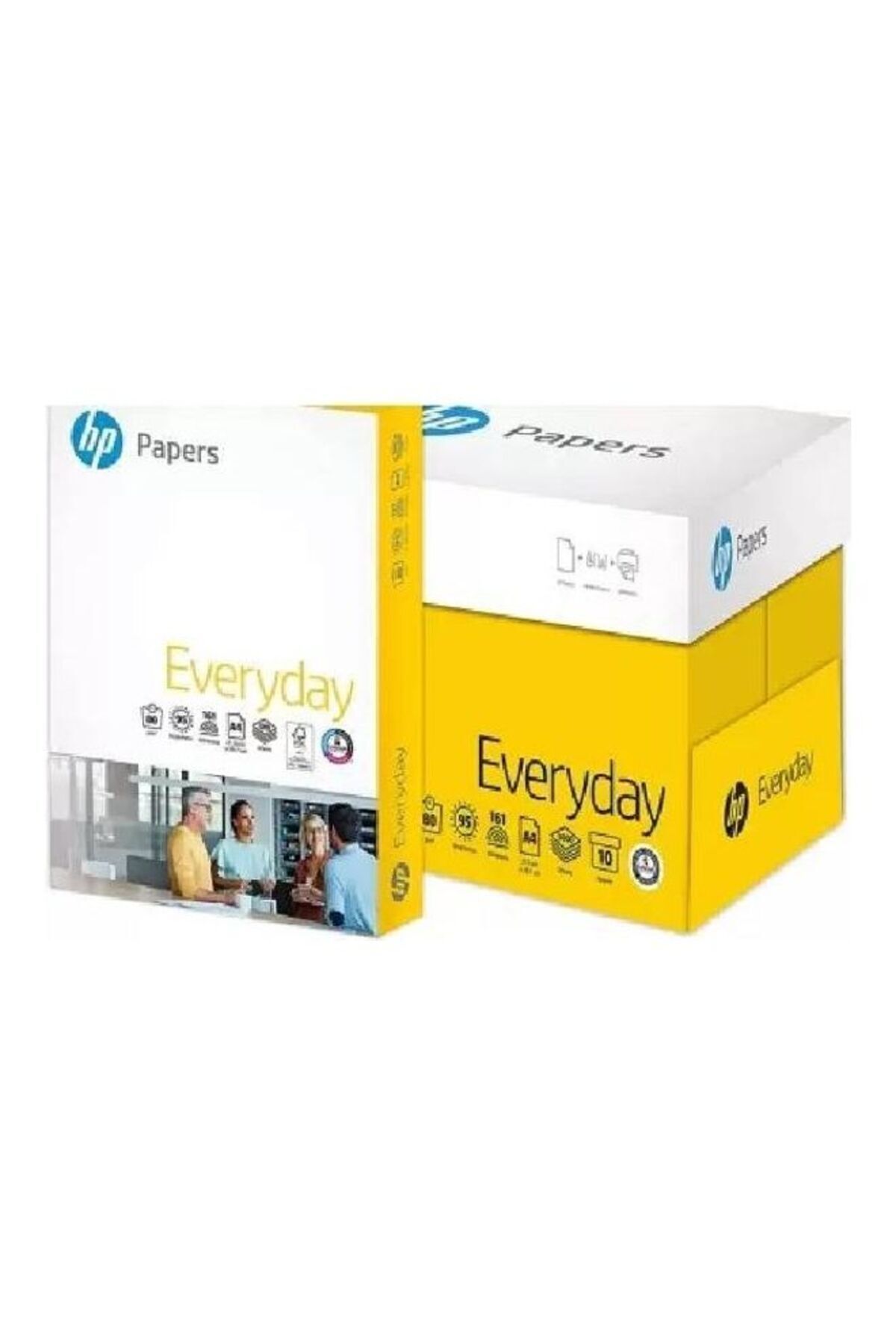 HP-ورق طباعة A4 Everyday High - 5 عبوات 80 جرامًا لكل متر مربع - 2500 ورقة 2