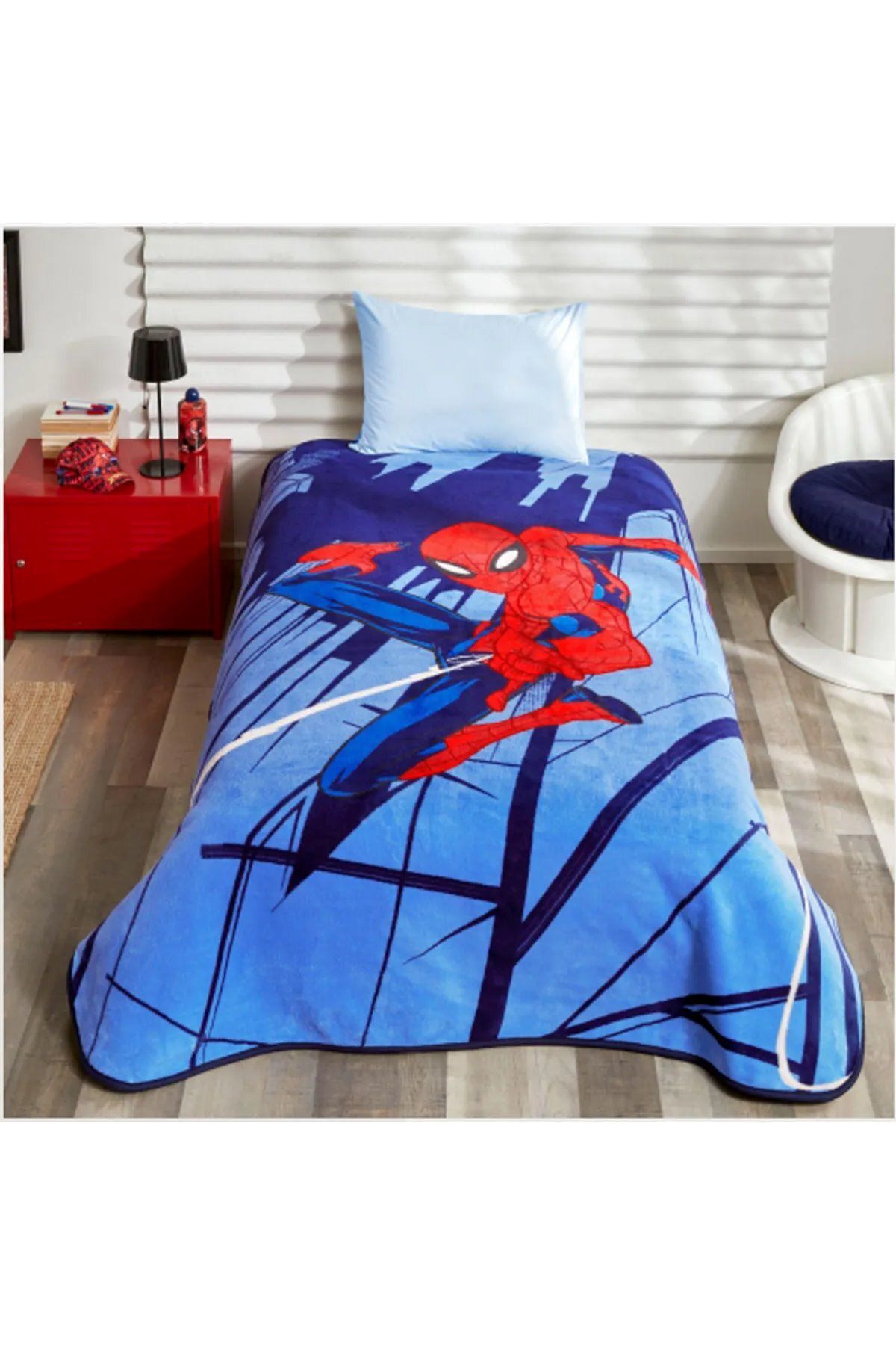 Bikaya Home-Crystal Spiderman Original Licensed Single Blanket - 160 X 220 2