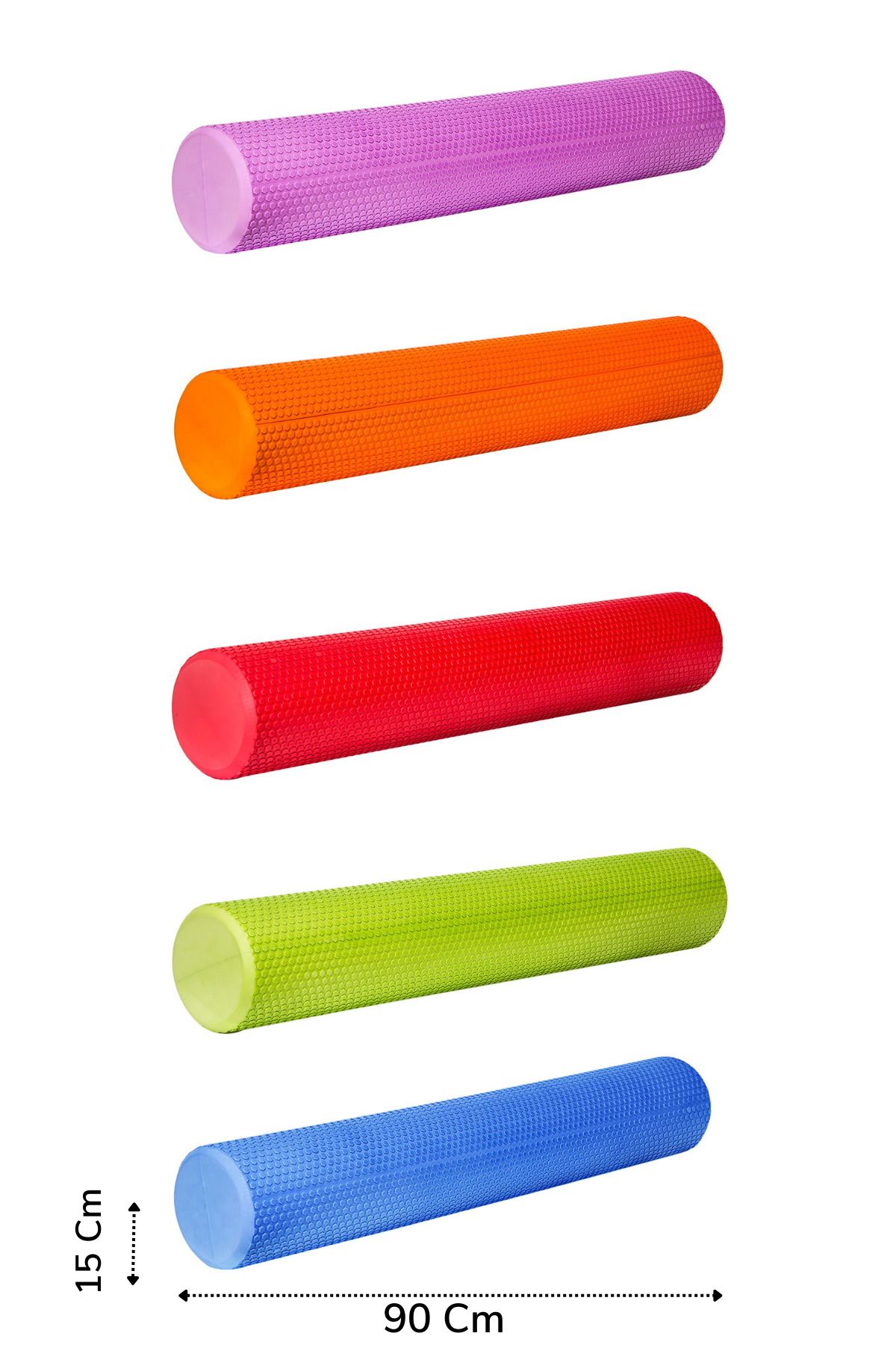 welcomein Eva Roller Pilates Fitness İçin Mini Yoga Denge Sütun Masaj Köpük Rulo Eva Yoga Roller Yoga